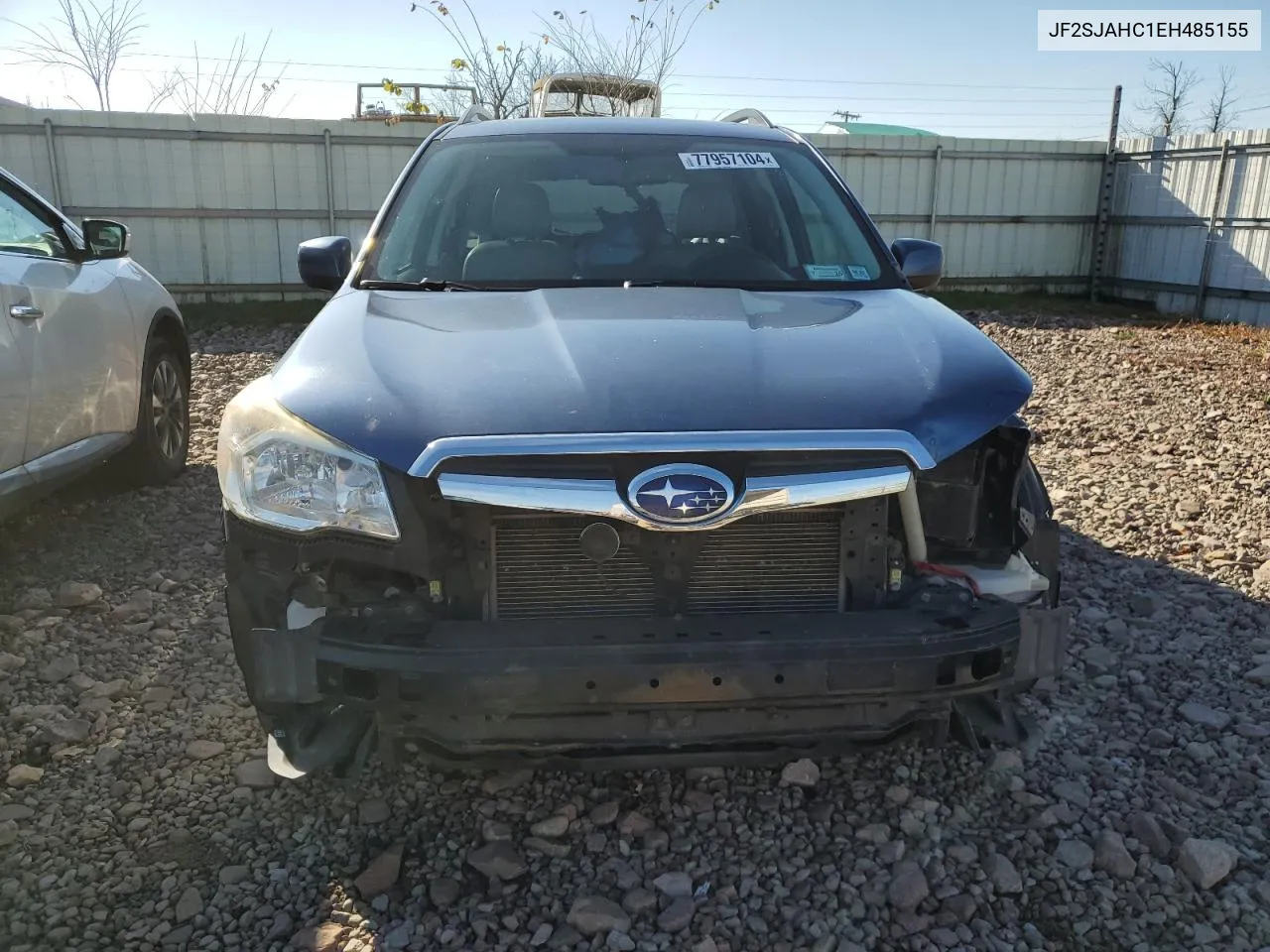 2014 Subaru Forester 2.5I Limited VIN: JF2SJAHC1EH485155 Lot: 77957104