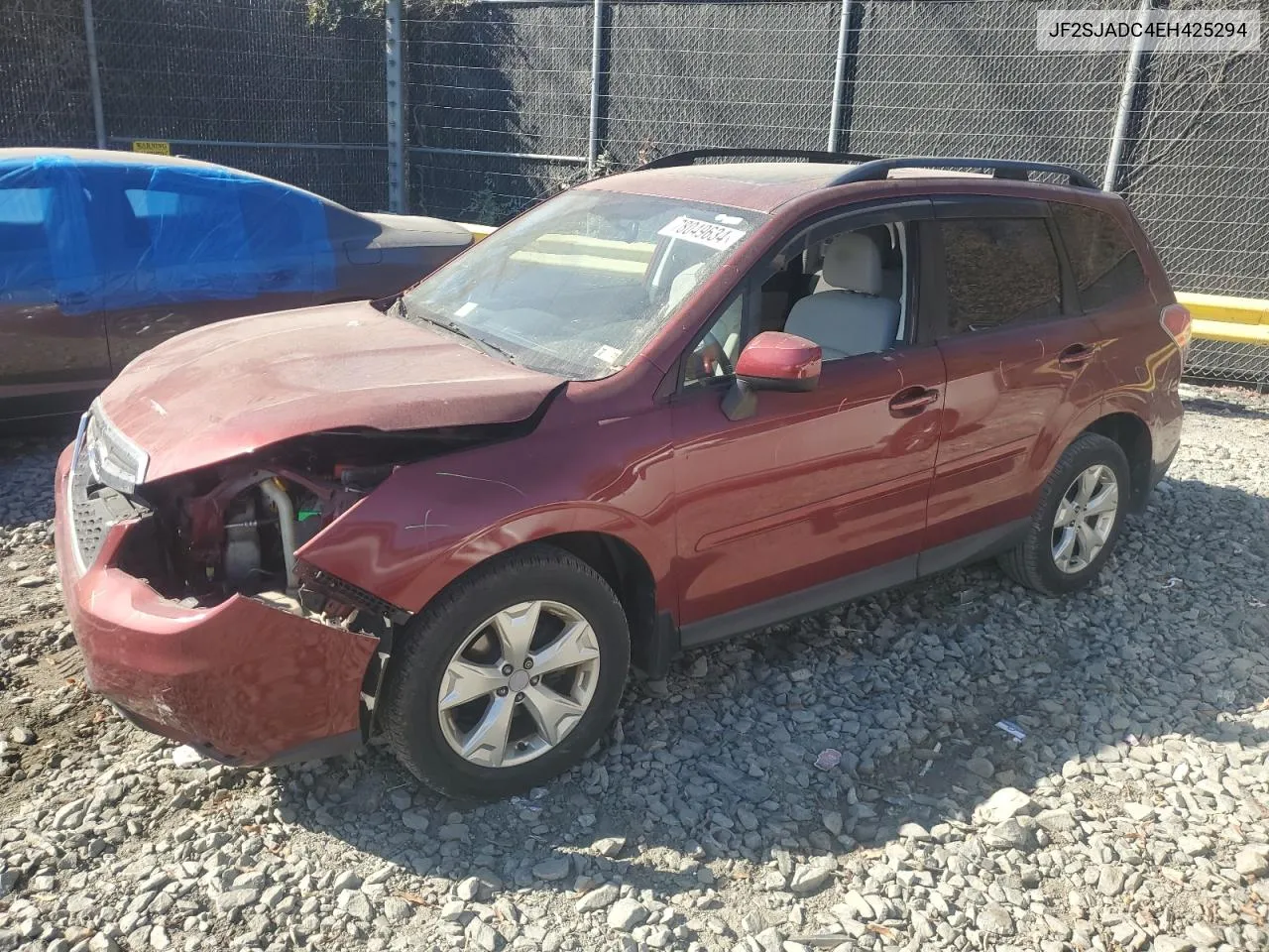 2014 Subaru Forester 2.5I Premium VIN: JF2SJADC4EH425294 Lot: 78049634