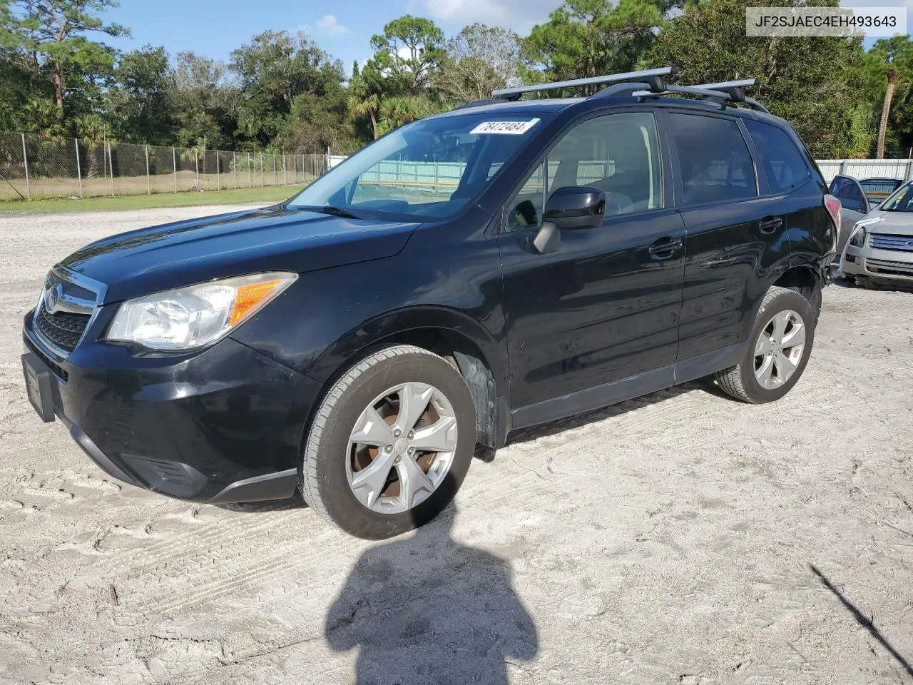 2014 Subaru Forester 2.5I Premium VIN: JF2SJAEC4EH493643 Lot: 78472484