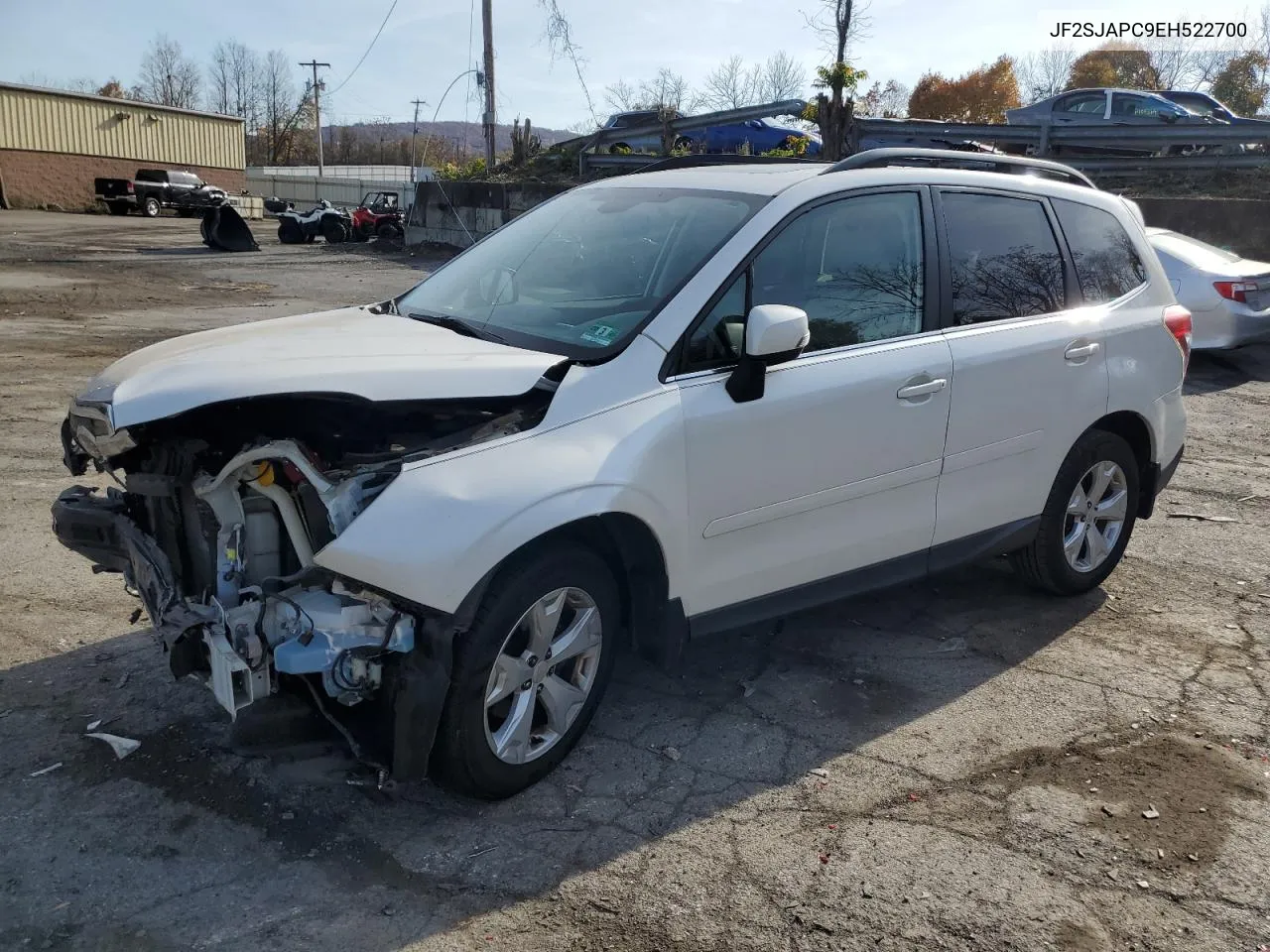 2014 Subaru Forester 2.5I Touring VIN: JF2SJAPC9EH522700 Lot: 78668984