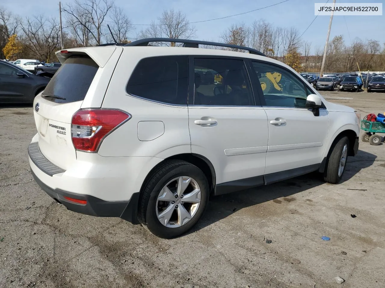 2014 Subaru Forester 2.5I Touring VIN: JF2SJAPC9EH522700 Lot: 78668984