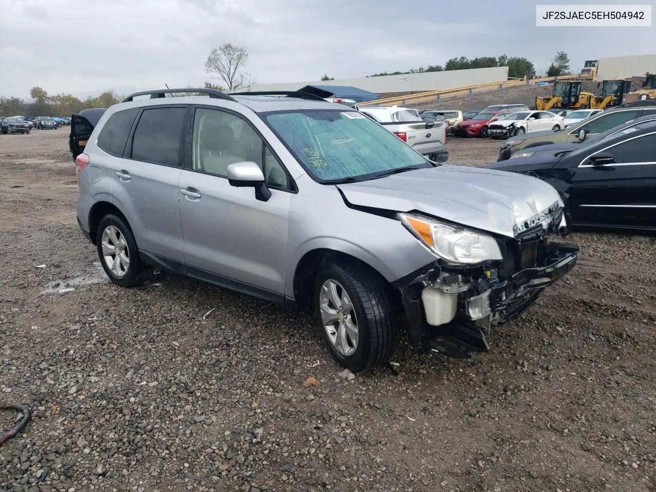 2014 Subaru Forester 2.5I Premium VIN: JF2SJAEC5EH504942 Lot: 78852874