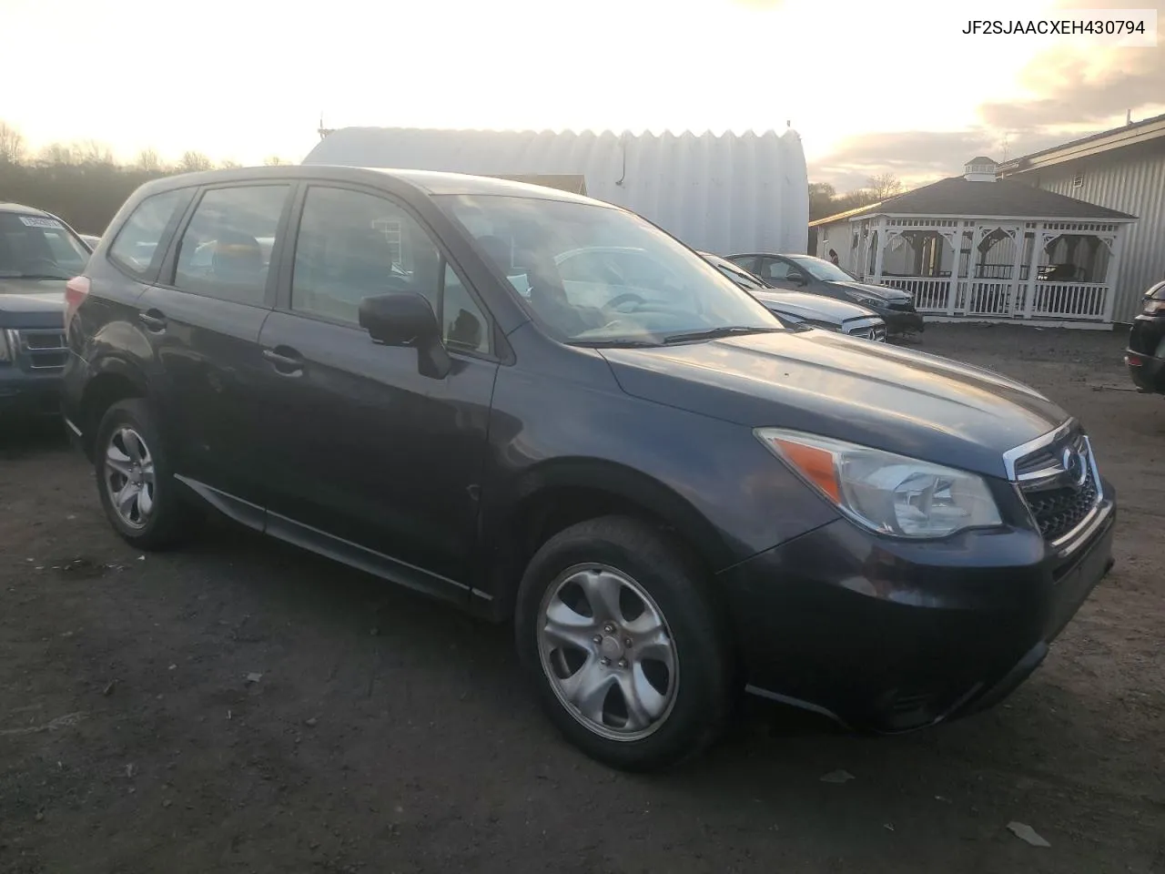 2014 Subaru Forester 2.5I VIN: JF2SJAACXEH430794 Lot: 79556694