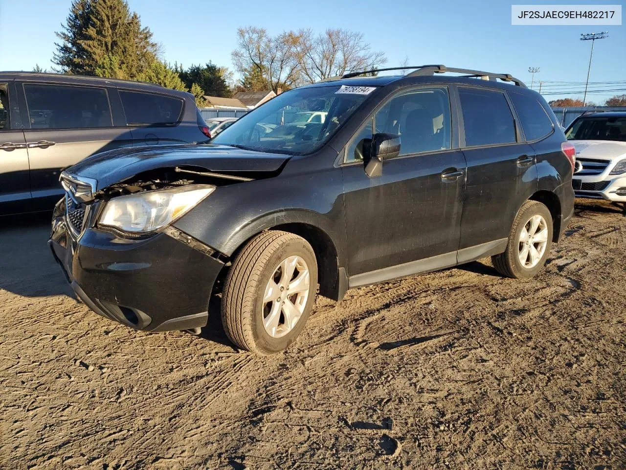 2014 Subaru Forester 2.5I Premium VIN: JF2SJAEC9EH482217 Lot: 79758194