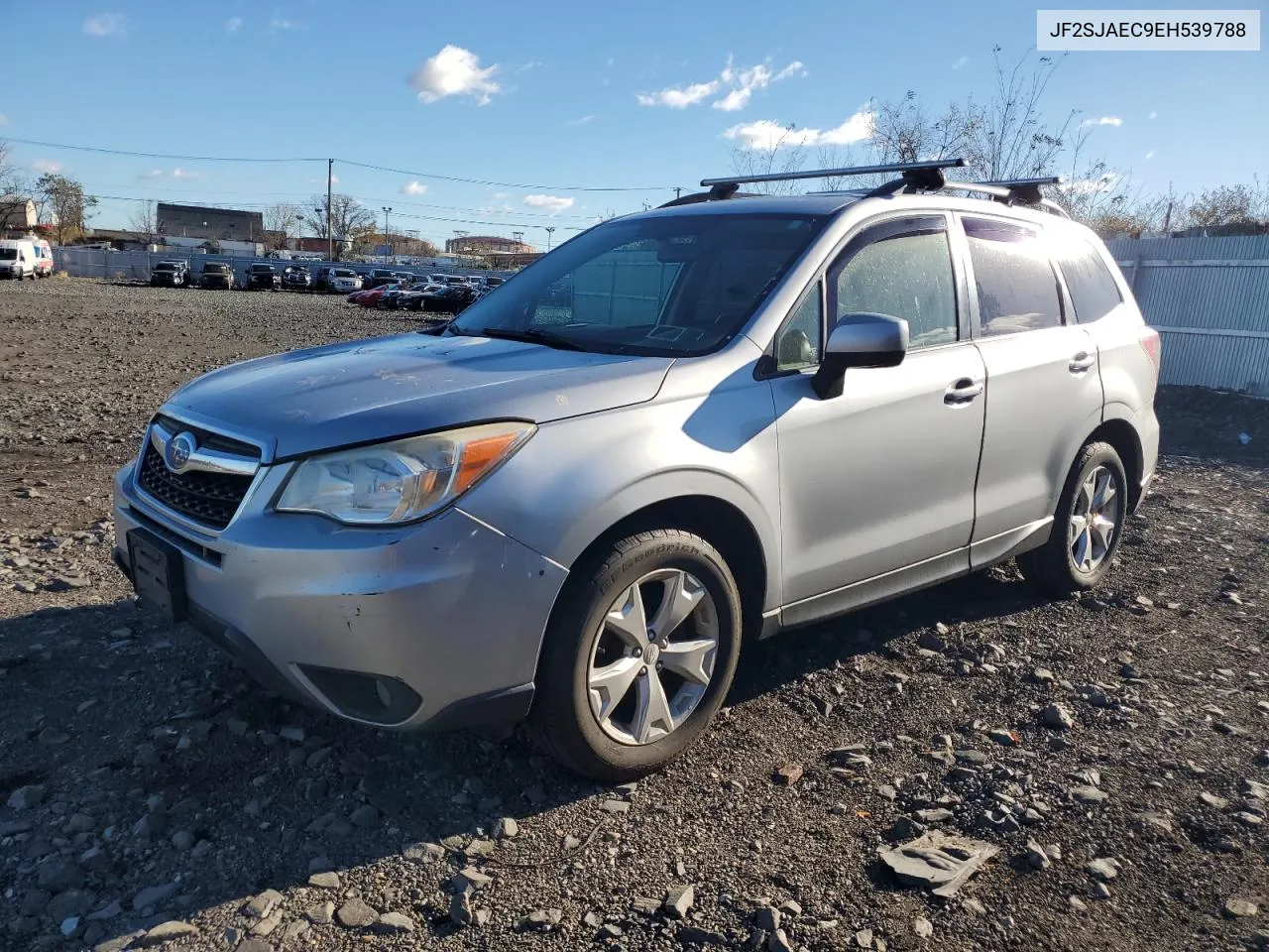 2014 Subaru Forester 2.5I Premium VIN: JF2SJAEC9EH539788 Lot: 80360504