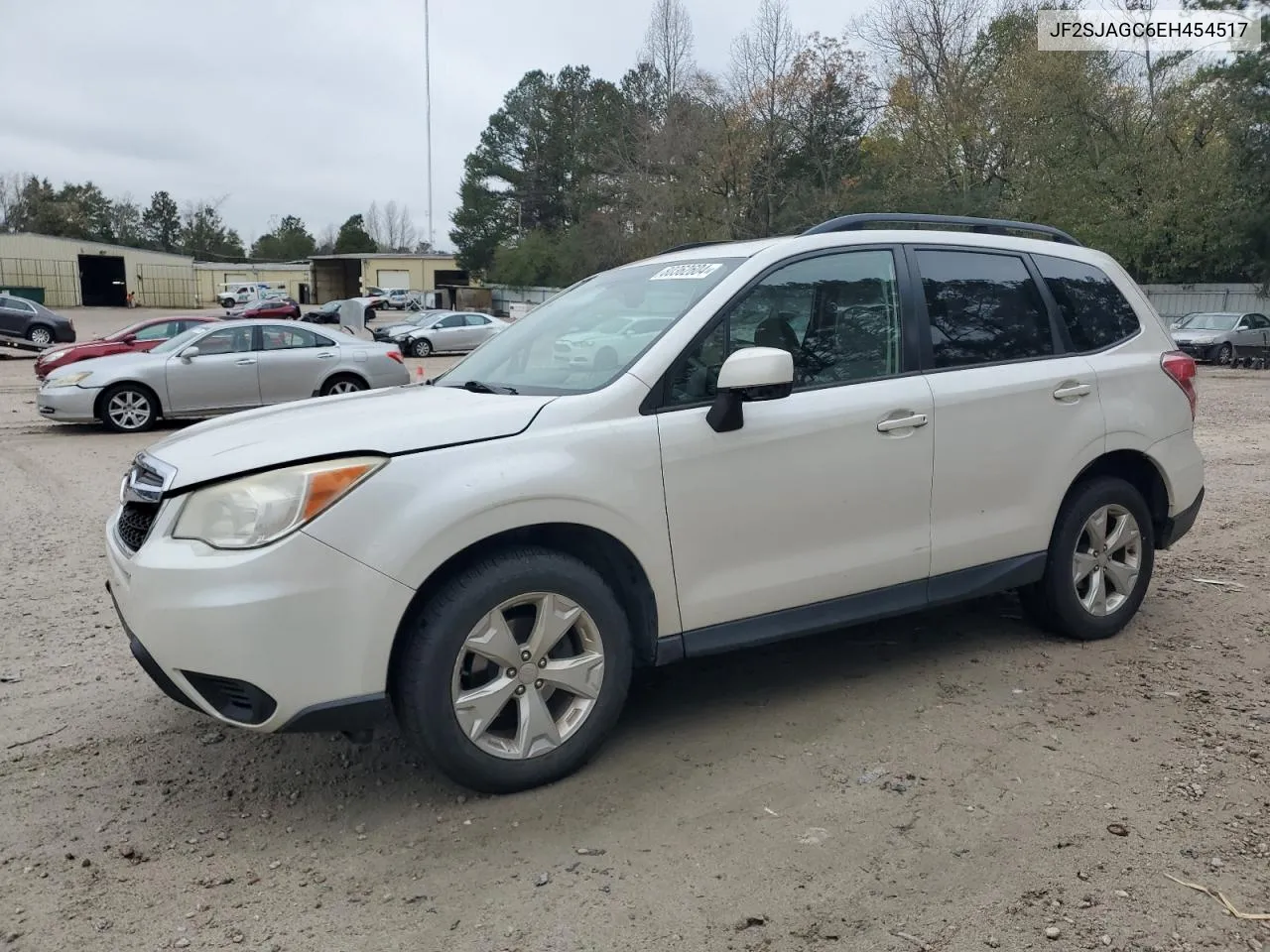 2014 Subaru Forester 2.5I Premium VIN: JF2SJAGC6EH454517 Lot: 80362604