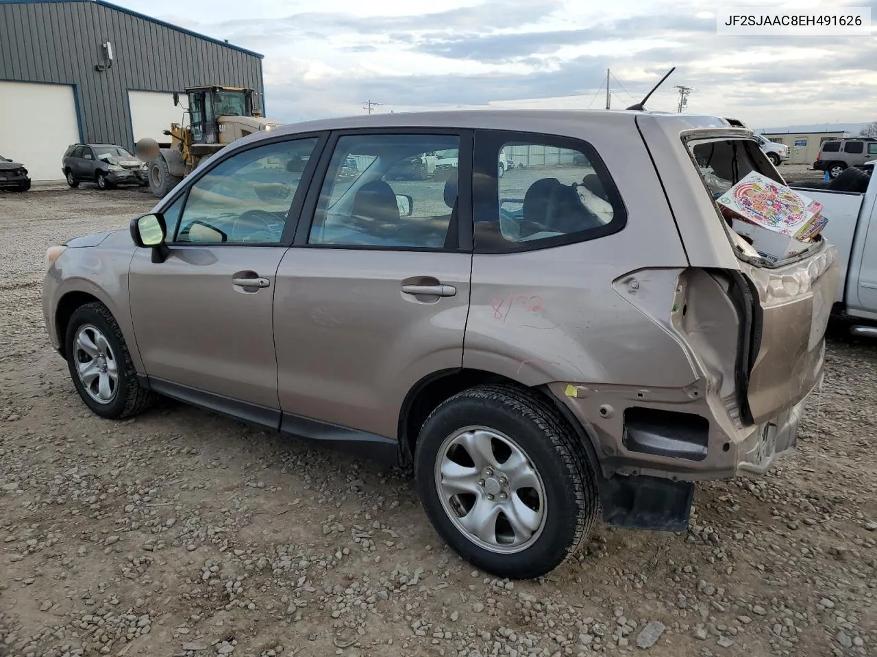 2014 Subaru Forester 2.5I VIN: JF2SJAAC8EH491626 Lot: 80368173