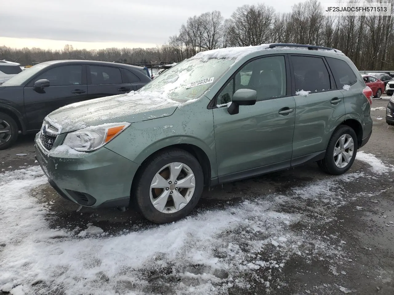 2015 Subaru Forester 2.5I Premium VIN: JF2SJADC5FH571513 Lot: 38090334