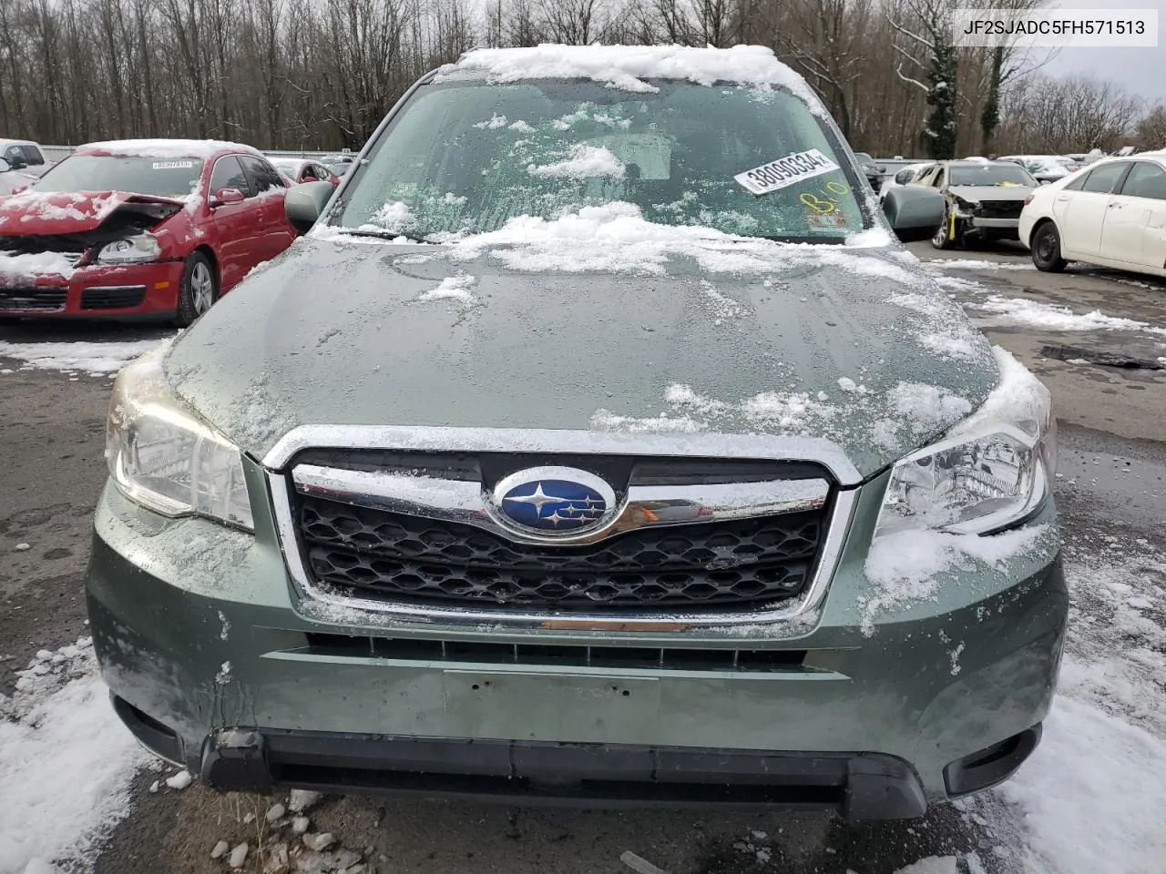 2015 Subaru Forester 2.5I Premium VIN: JF2SJADC5FH571513 Lot: 38090334