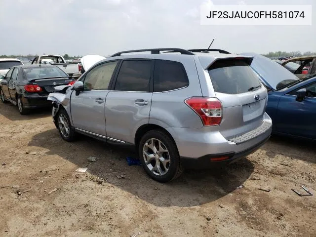 2015 Subaru Forester 2.5I Touring VIN: JF2SJAUC0FH581074 Lot: 49168194