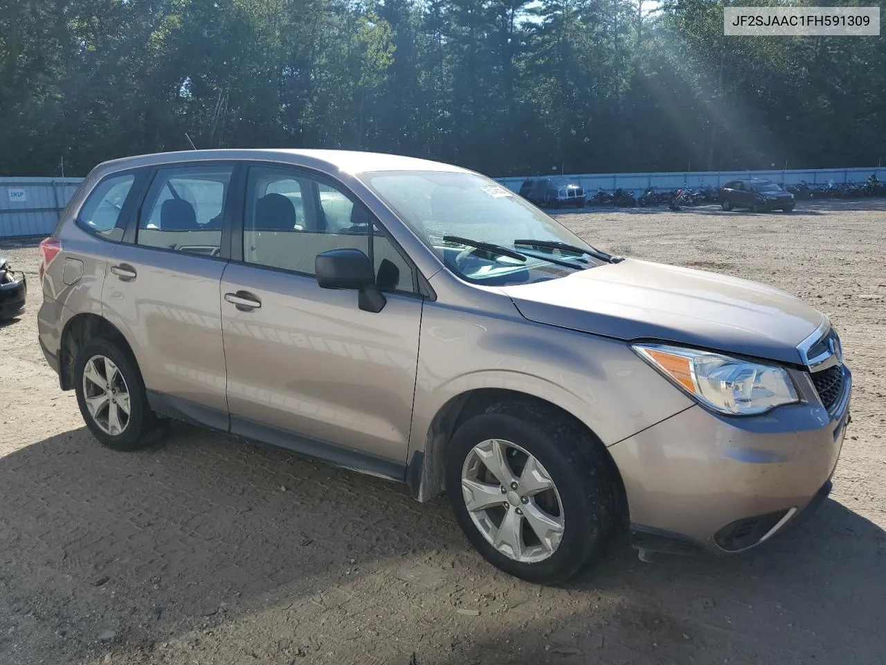 2015 Subaru Forester 2.5I VIN: JF2SJAAC1FH591309 Lot: 49384564