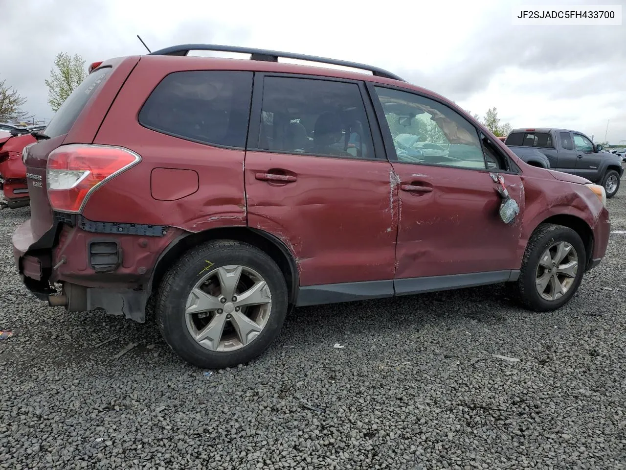 2015 Subaru Forester 2.5I Premium VIN: JF2SJADC5FH433700 Lot: 51929274