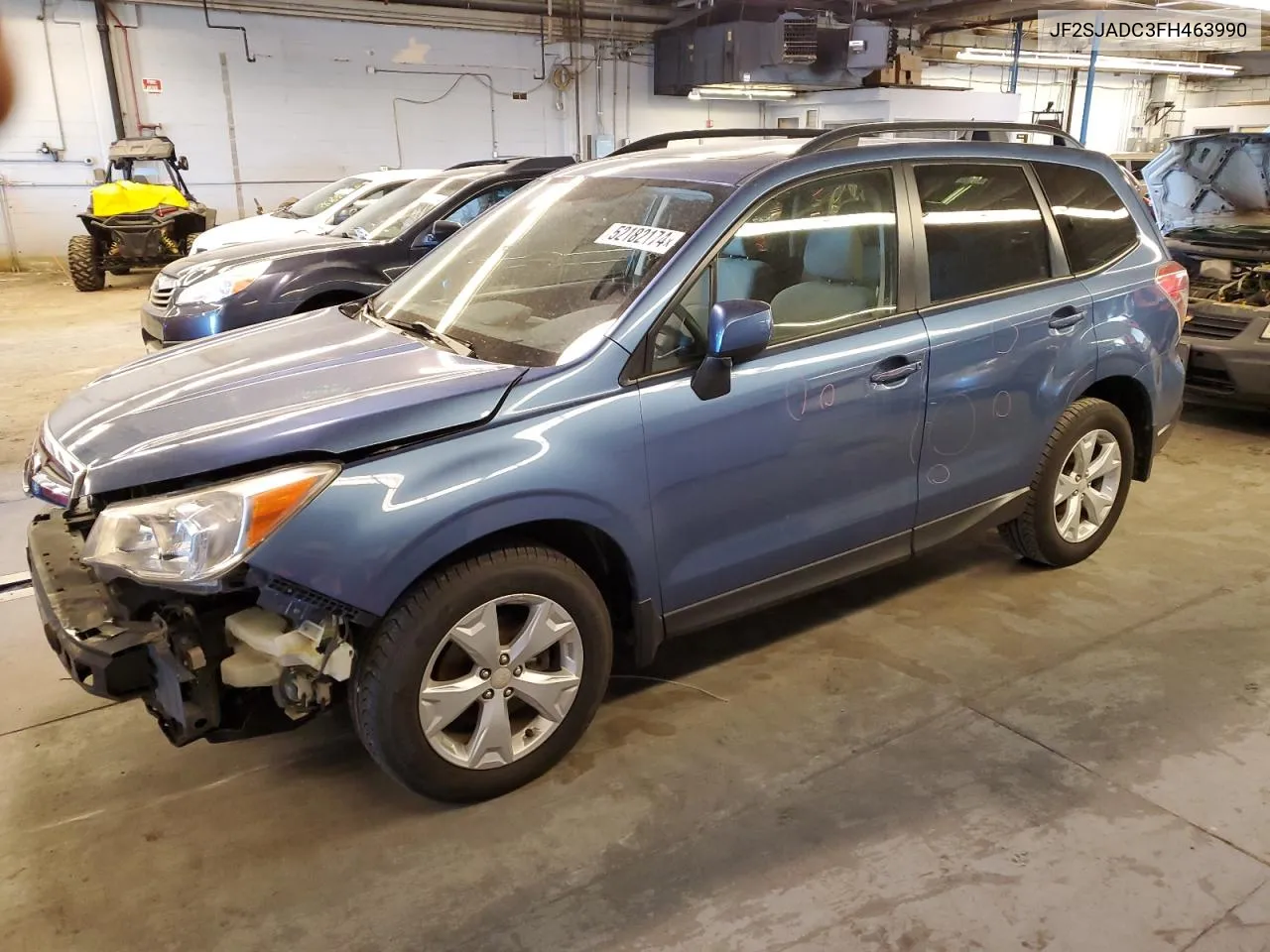 2015 Subaru Forester 2.5I Premium VIN: JF2SJADC3FH463990 Lot: 52182174