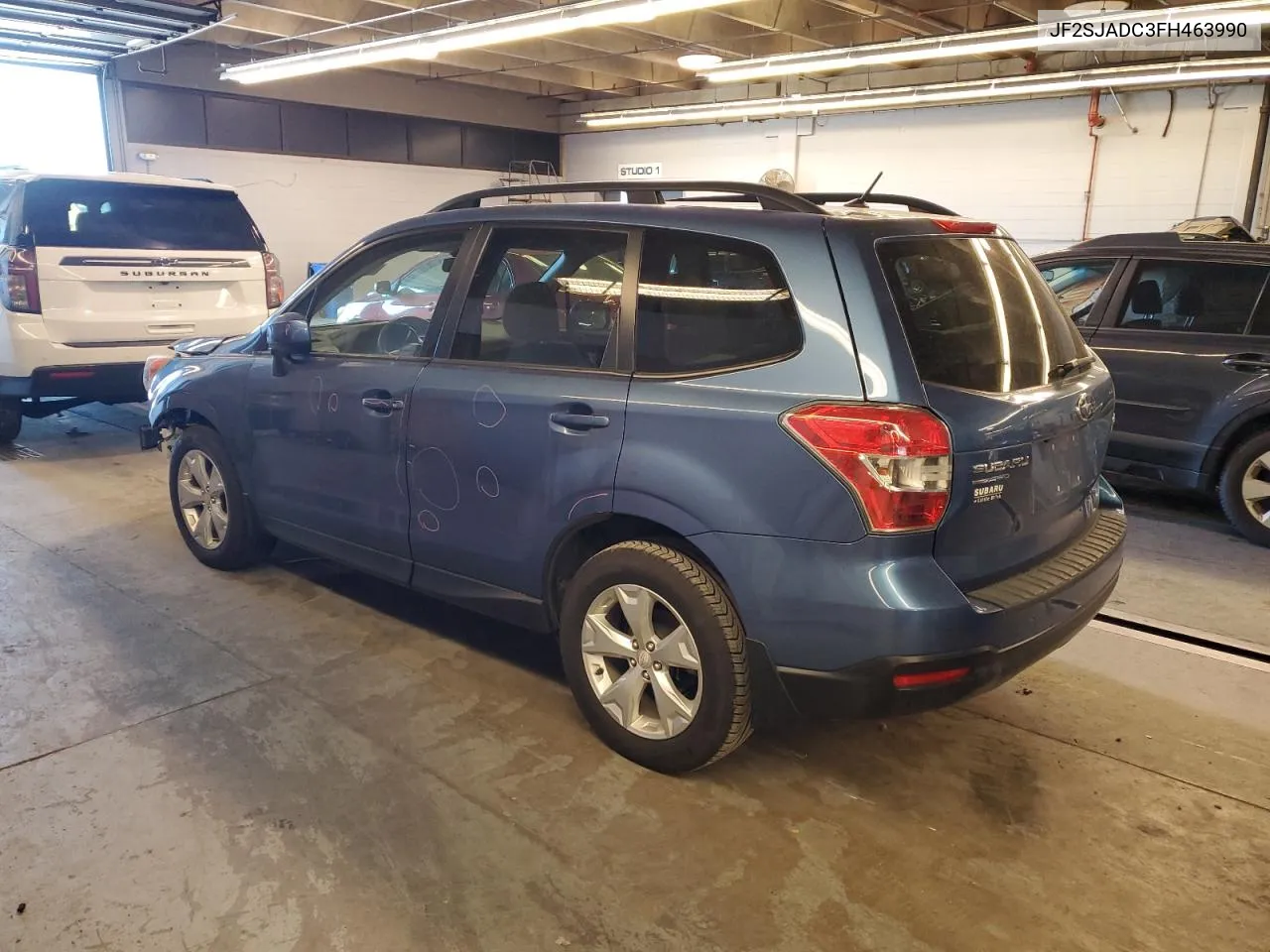 2015 Subaru Forester 2.5I Premium VIN: JF2SJADC3FH463990 Lot: 52182174