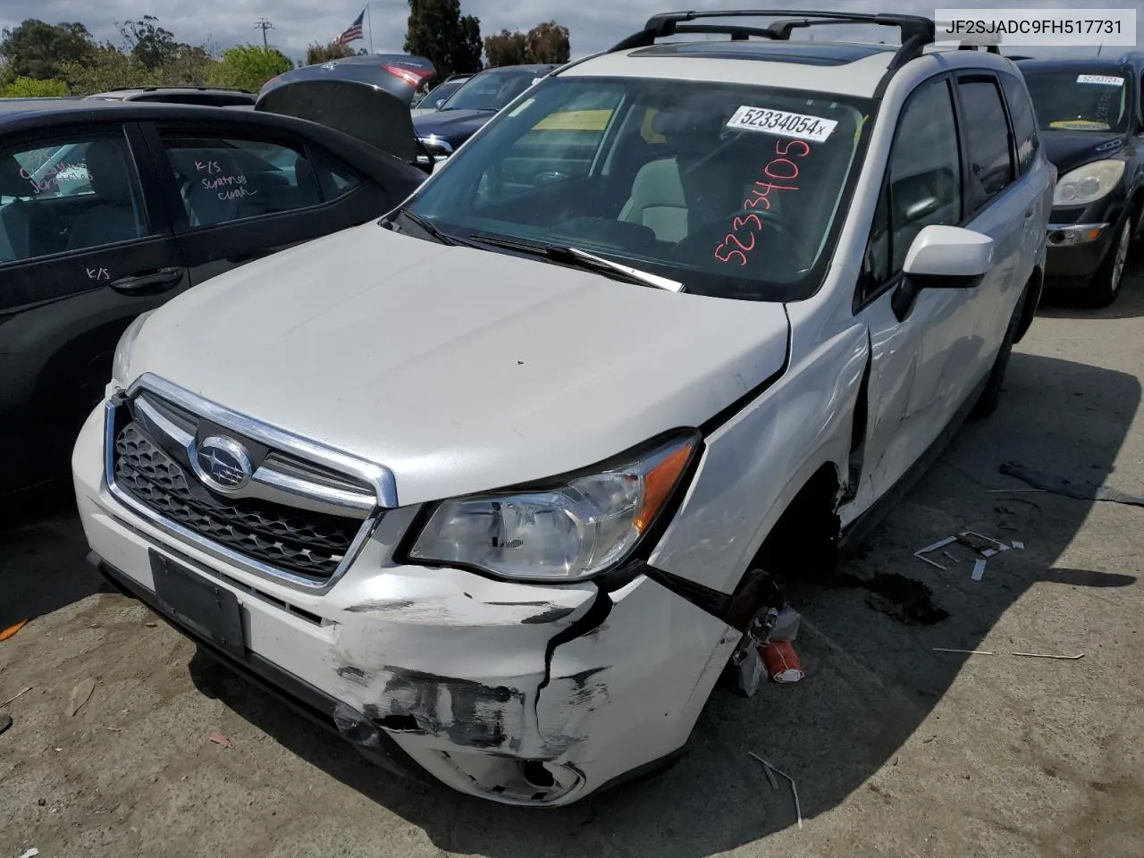 2015 Subaru Forester 2.5I Premium VIN: JF2SJADC9FH517731 Lot: 52334054