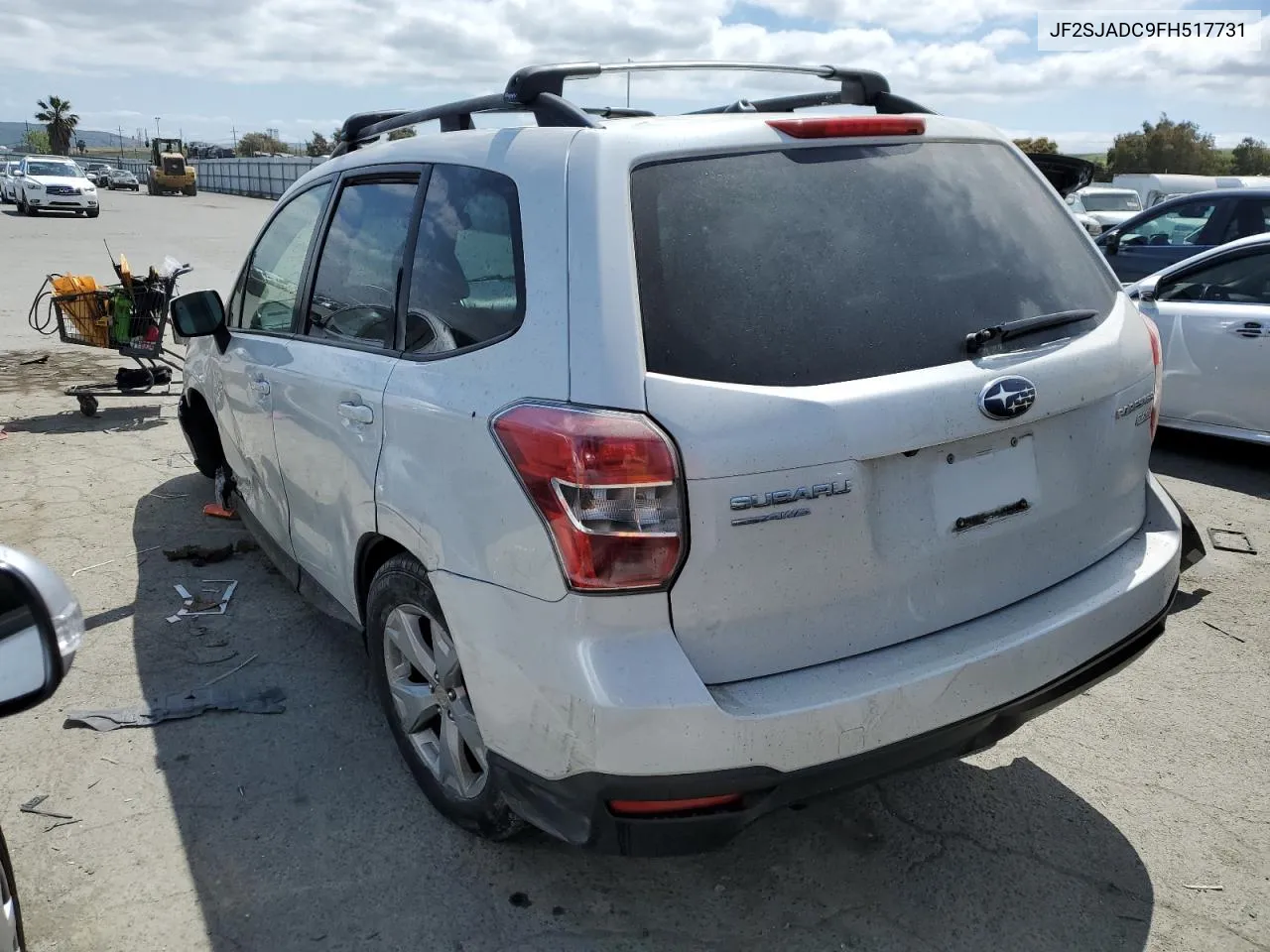 2015 Subaru Forester 2.5I Premium VIN: JF2SJADC9FH517731 Lot: 52334054