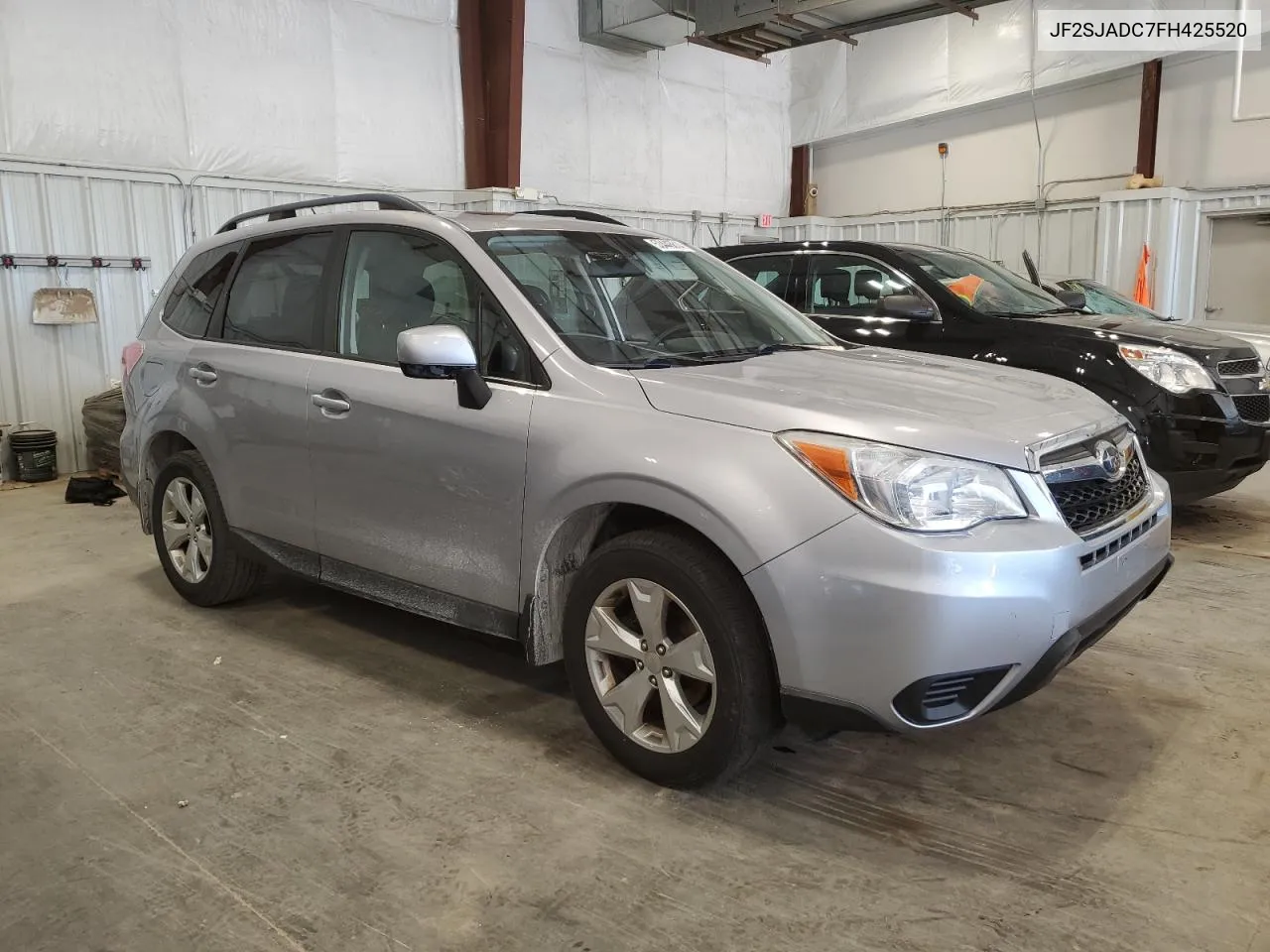 2015 Subaru Forester 2.5I Premium VIN: JF2SJADC7FH425520 Lot: 53446614