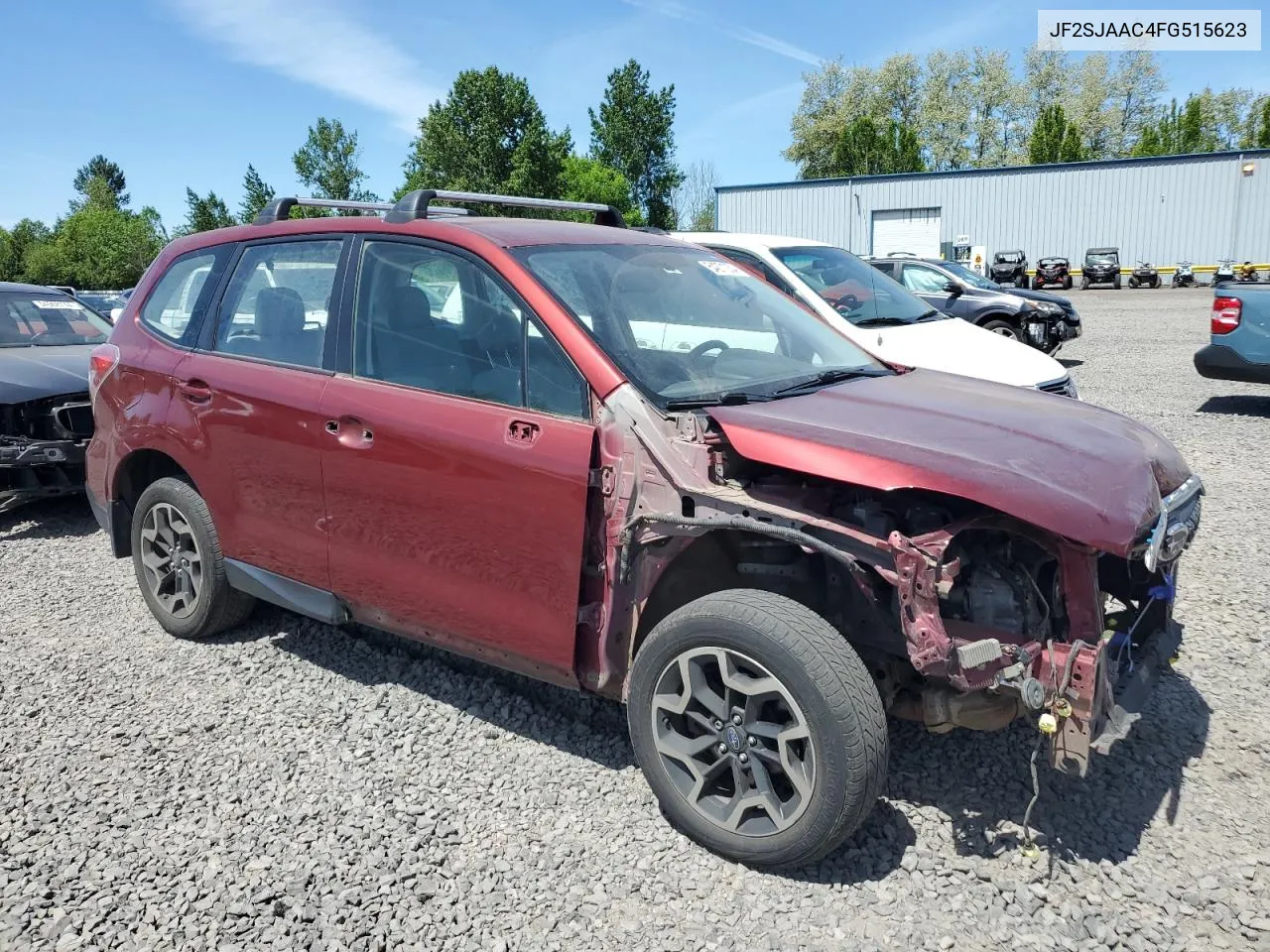 2015 Subaru Forester 2.5I VIN: JF2SJAAC4FG515623 Lot: 54271234