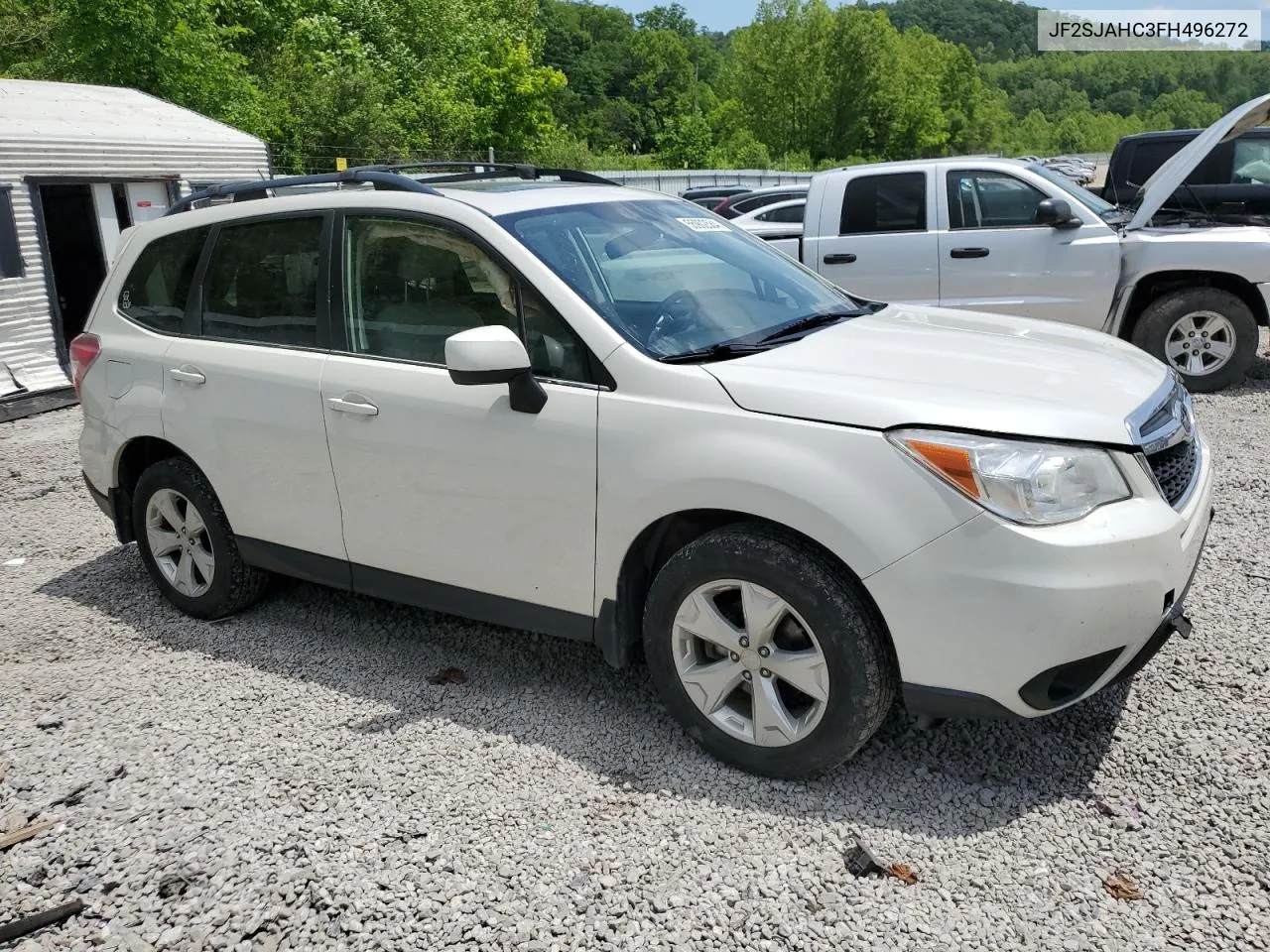 2015 Subaru Forester 2.5I Limited VIN: JF2SJAHC3FH496272 Lot: 55902584