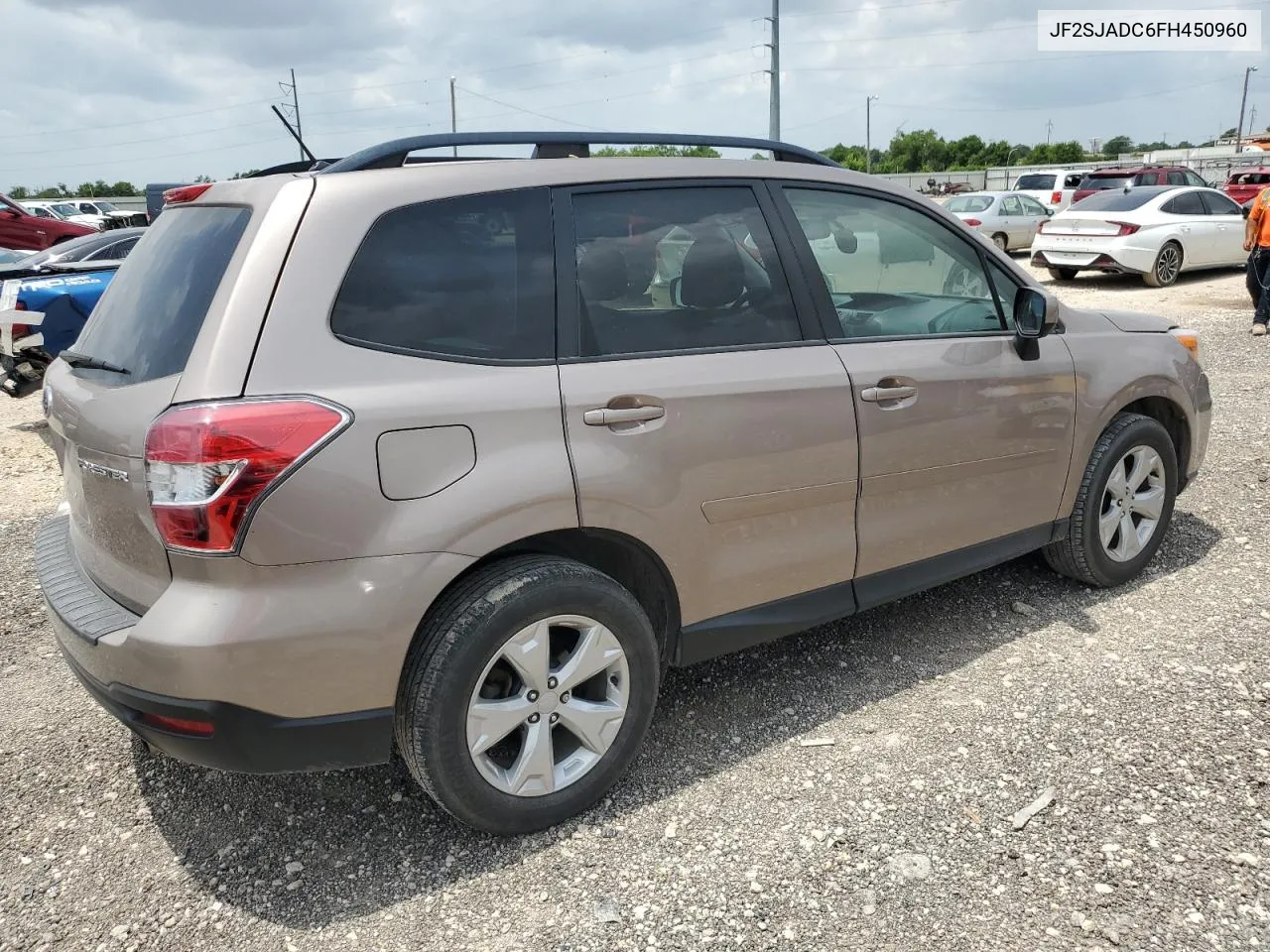 2015 Subaru Forester 2.5I Premium VIN: JF2SJADC6FH450960 Lot: 56021344