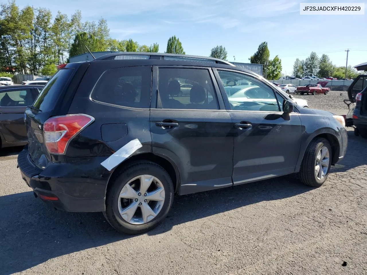 2015 Subaru Forester 2.5I Premium VIN: JF2SJADCXFH420229 Lot: 56999734