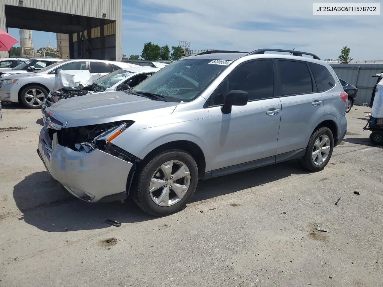 2015 Subaru Forester 2.5I VIN: JF2SJABC6FH578702 Lot: 58508584