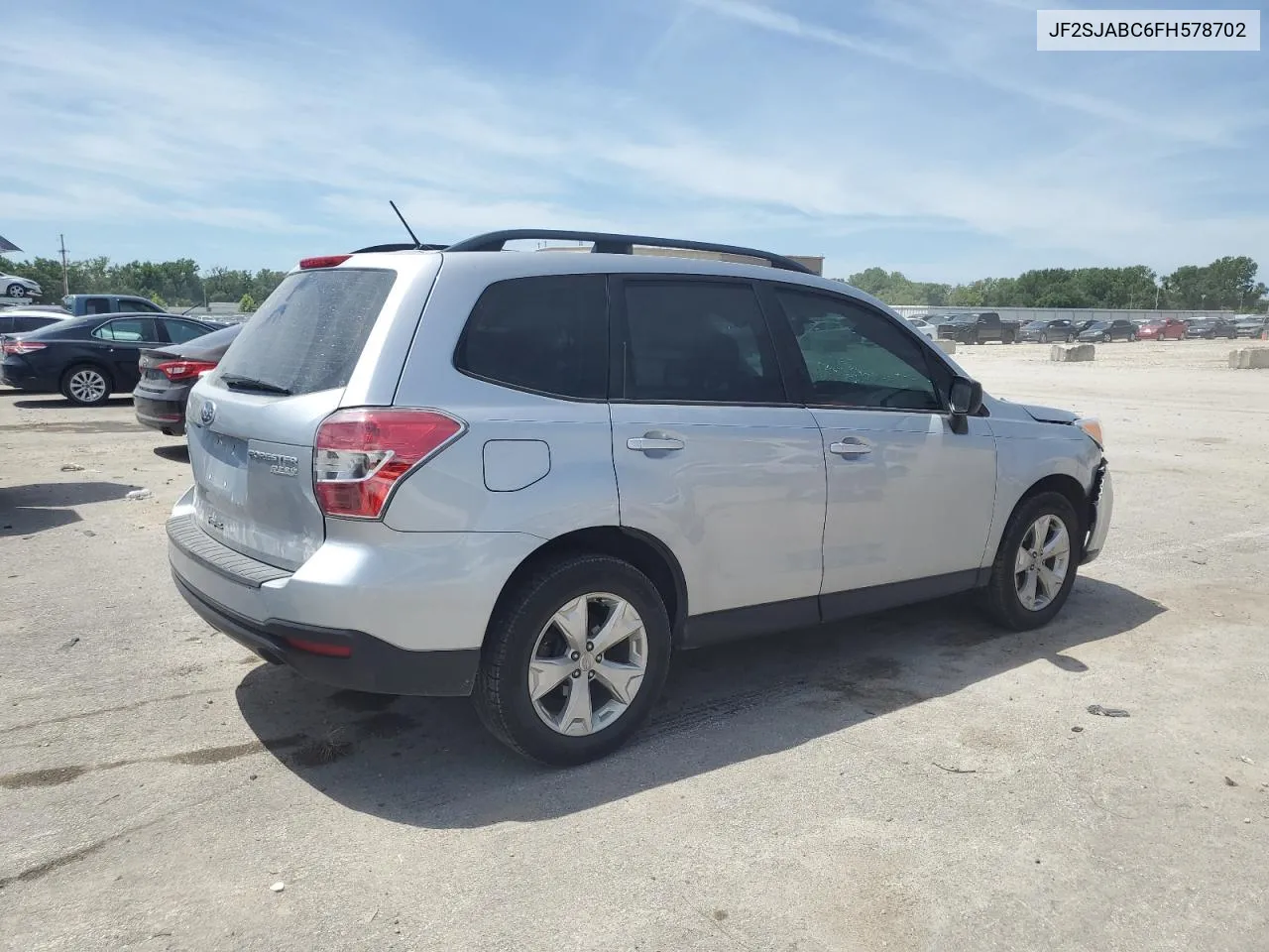 2015 Subaru Forester 2.5I VIN: JF2SJABC6FH578702 Lot: 58508584