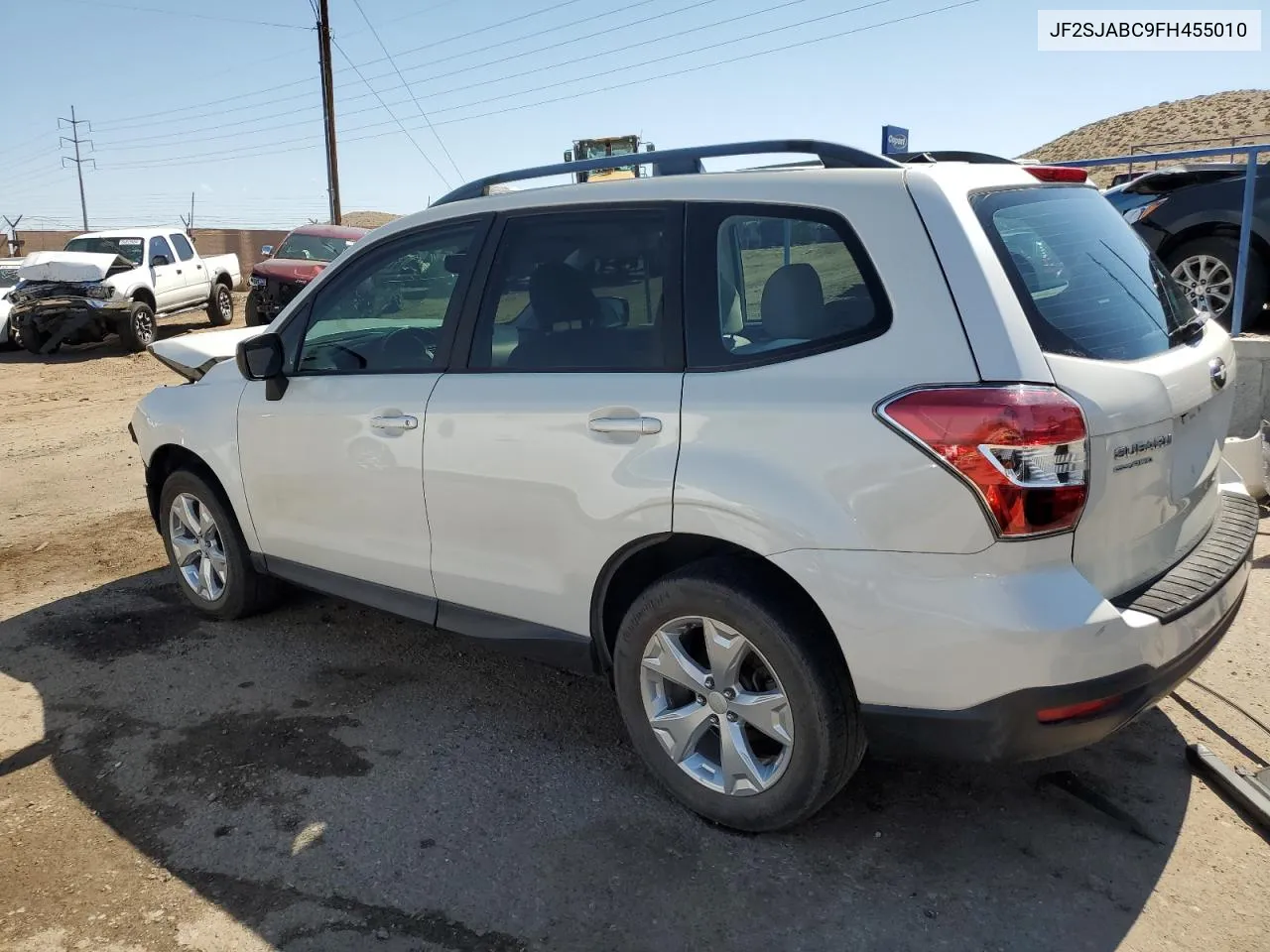 2015 Subaru Forester 2.5I VIN: JF2SJABC9FH455010 Lot: 61152584