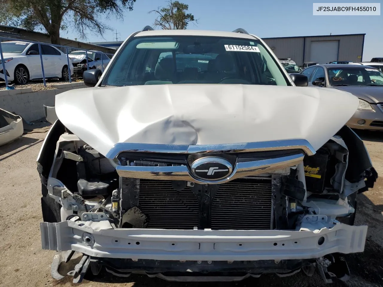 2015 Subaru Forester 2.5I VIN: JF2SJABC9FH455010 Lot: 61152584