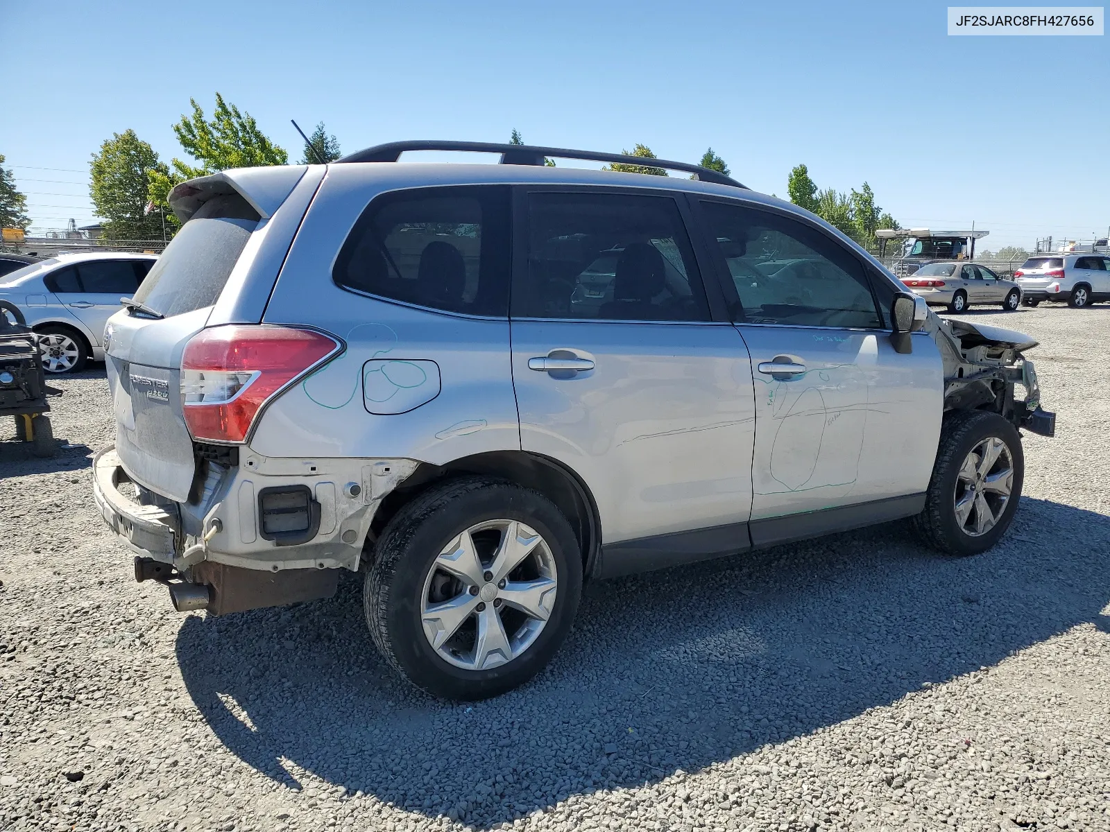 2015 Subaru Forester 2.5I Limited VIN: JF2SJARC8FH427656 Lot: 61519714