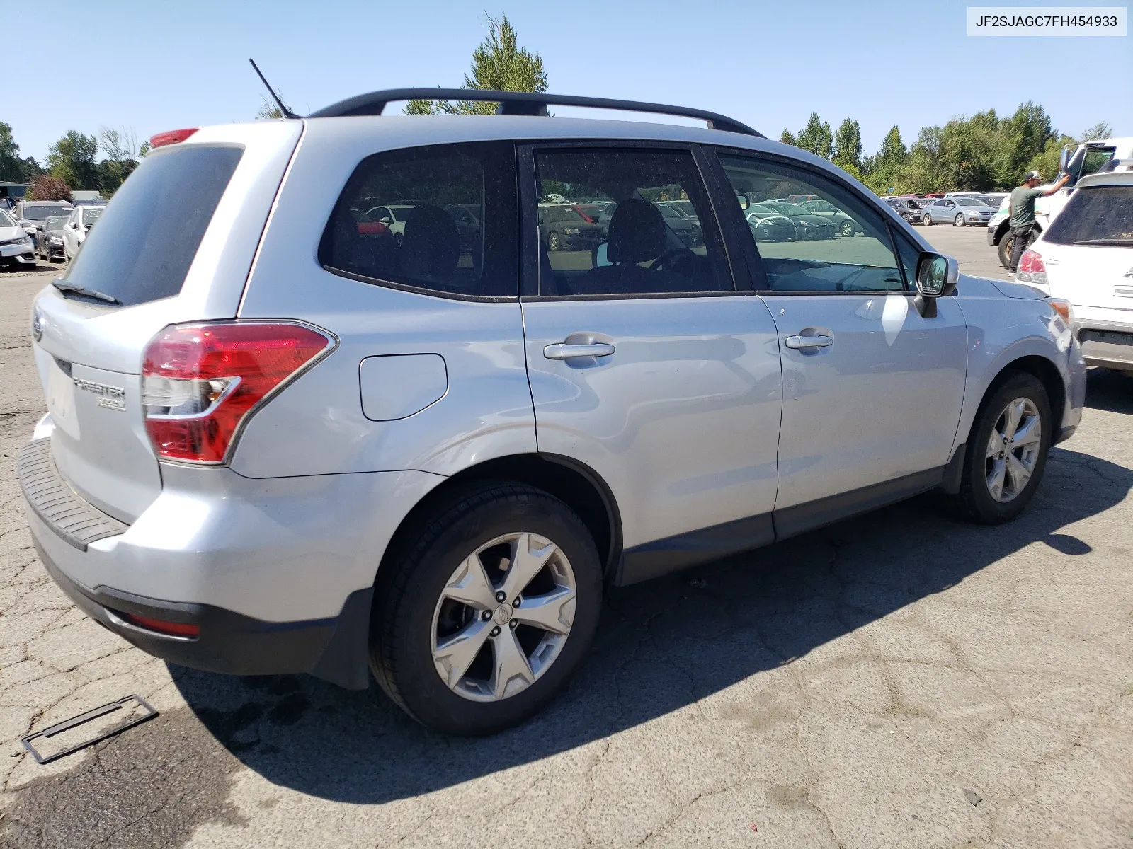 2015 Subaru Forester 2.5I Premium VIN: JF2SJAGC7FH454933 Lot: 63300094