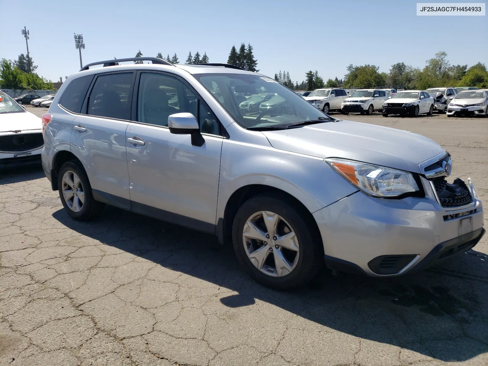 2015 Subaru Forester 2.5I Premium VIN: JF2SJAGC7FH454933 Lot: 63300094