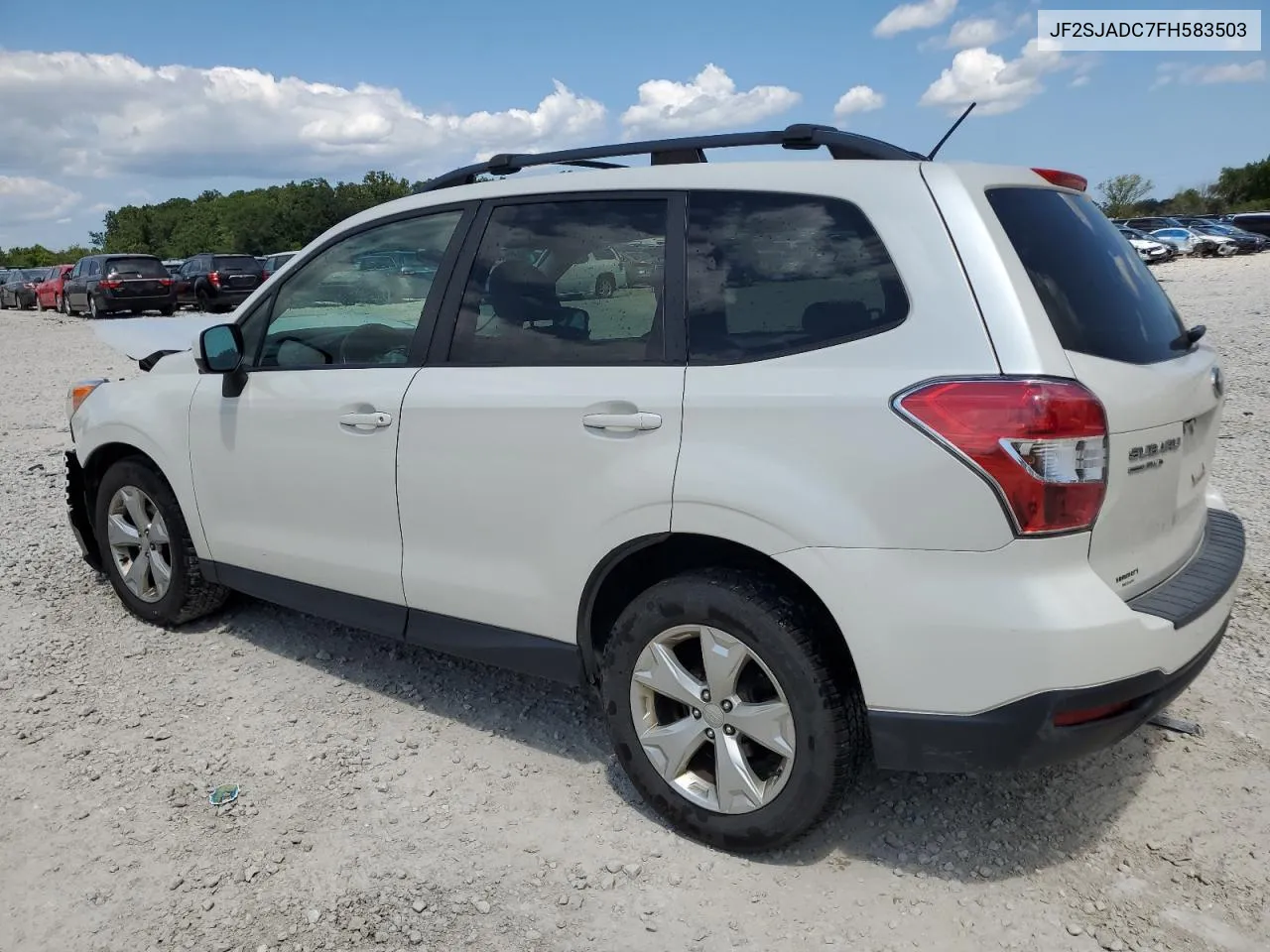 2015 Subaru Forester 2.5I Premium VIN: JF2SJADC7FH583503 Lot: 63552544