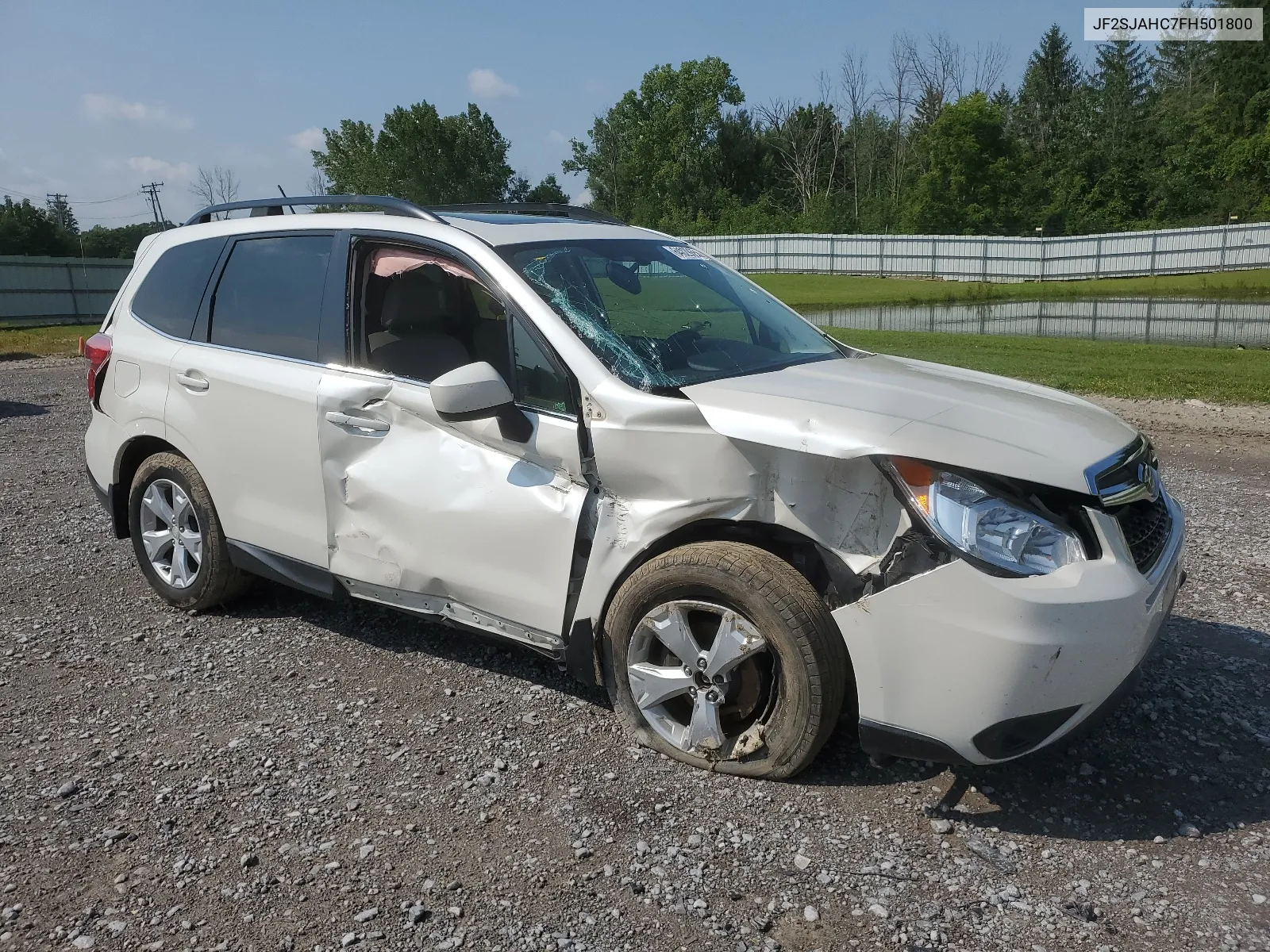 2015 Subaru Forester 2.5I Limited VIN: JF2SJAHC7FH501800 Lot: 64029604