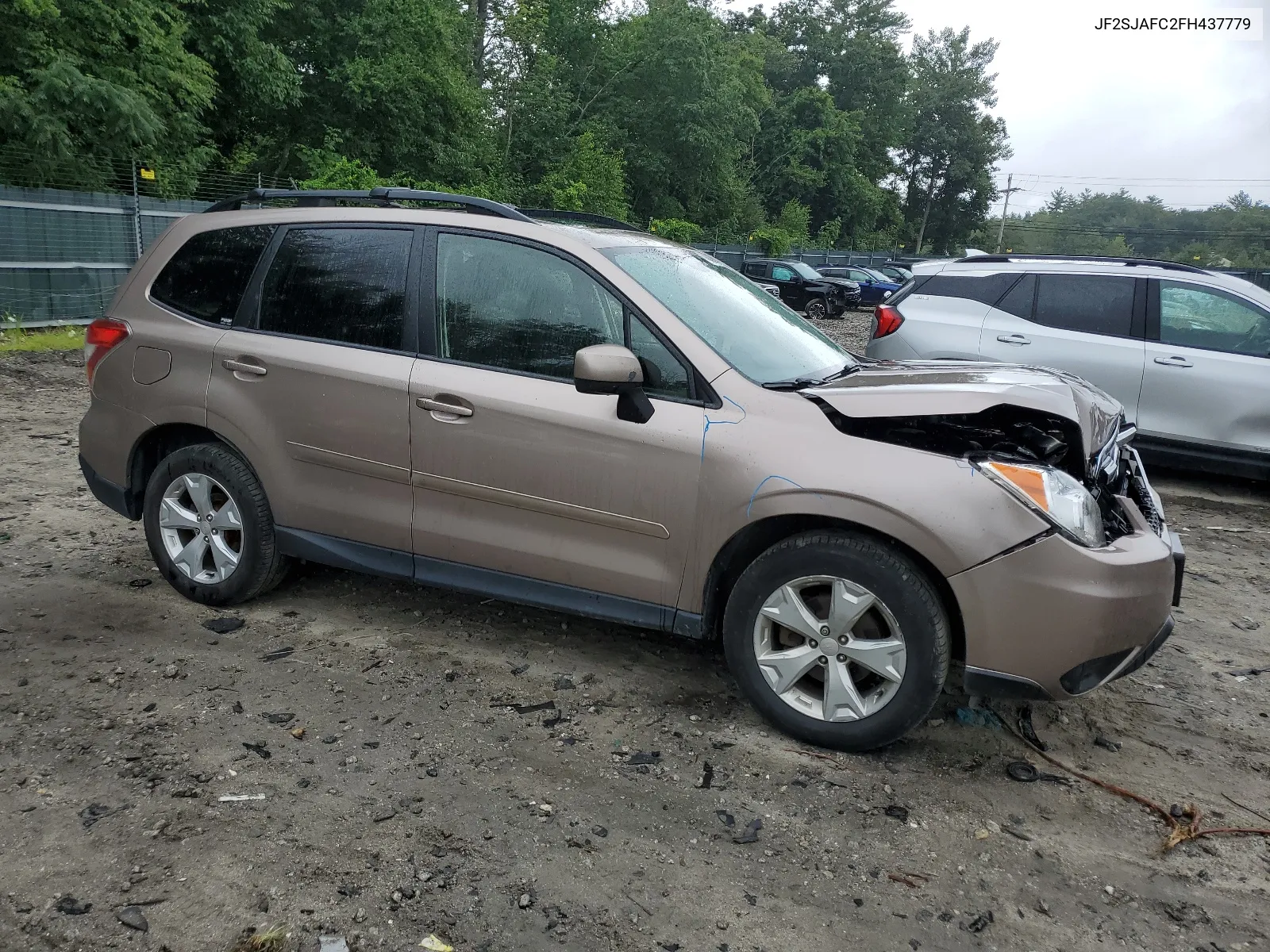 2015 Subaru Forester 2.5I Premium VIN: JF2SJAFC2FH437779 Lot: 64744754