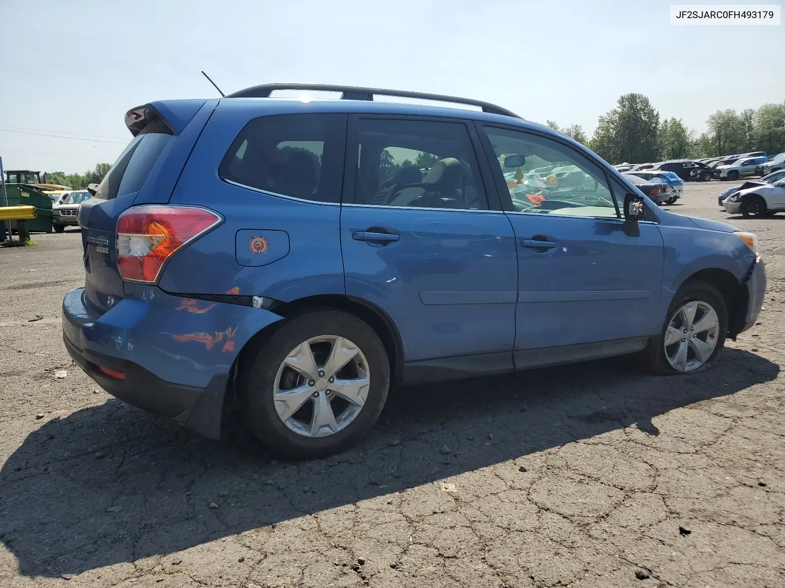 JF2SJARC0FH493179 2015 Subaru Forester 2.5I Limited