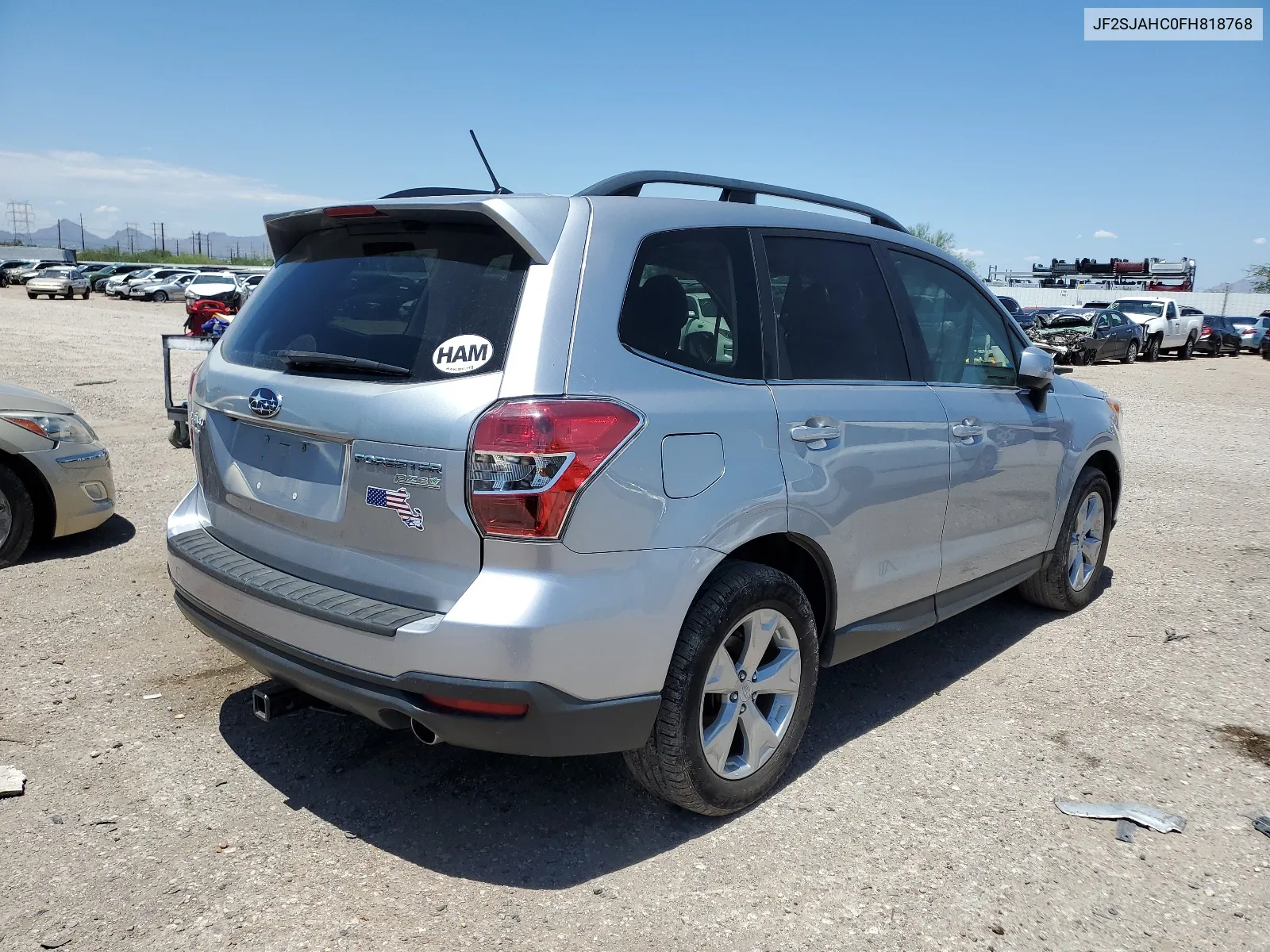 2015 Subaru Forester 2.5I Limited VIN: JF2SJAHC0FH818768 Lot: 65254214