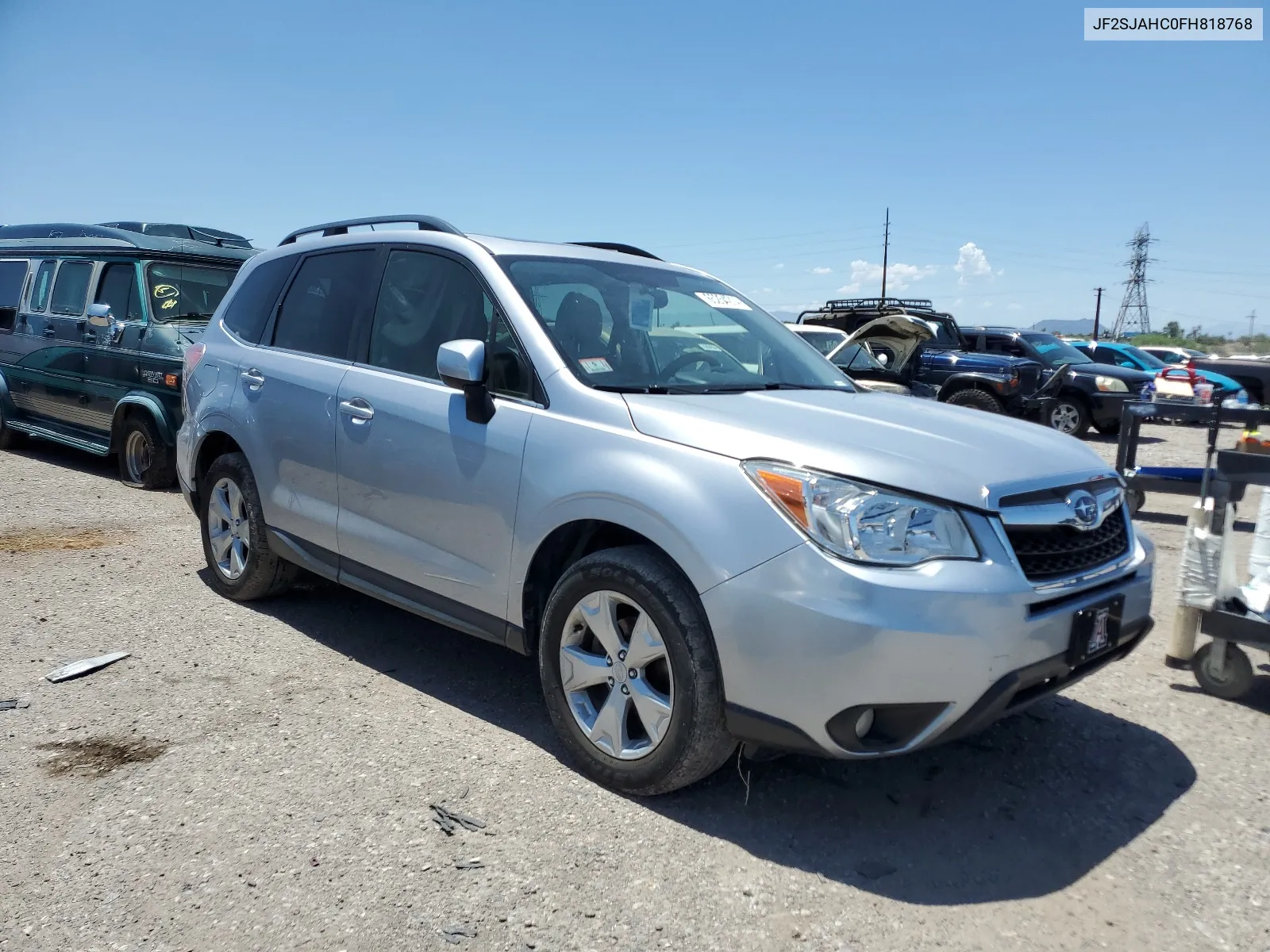 2015 Subaru Forester 2.5I Limited VIN: JF2SJAHC0FH818768 Lot: 65254214