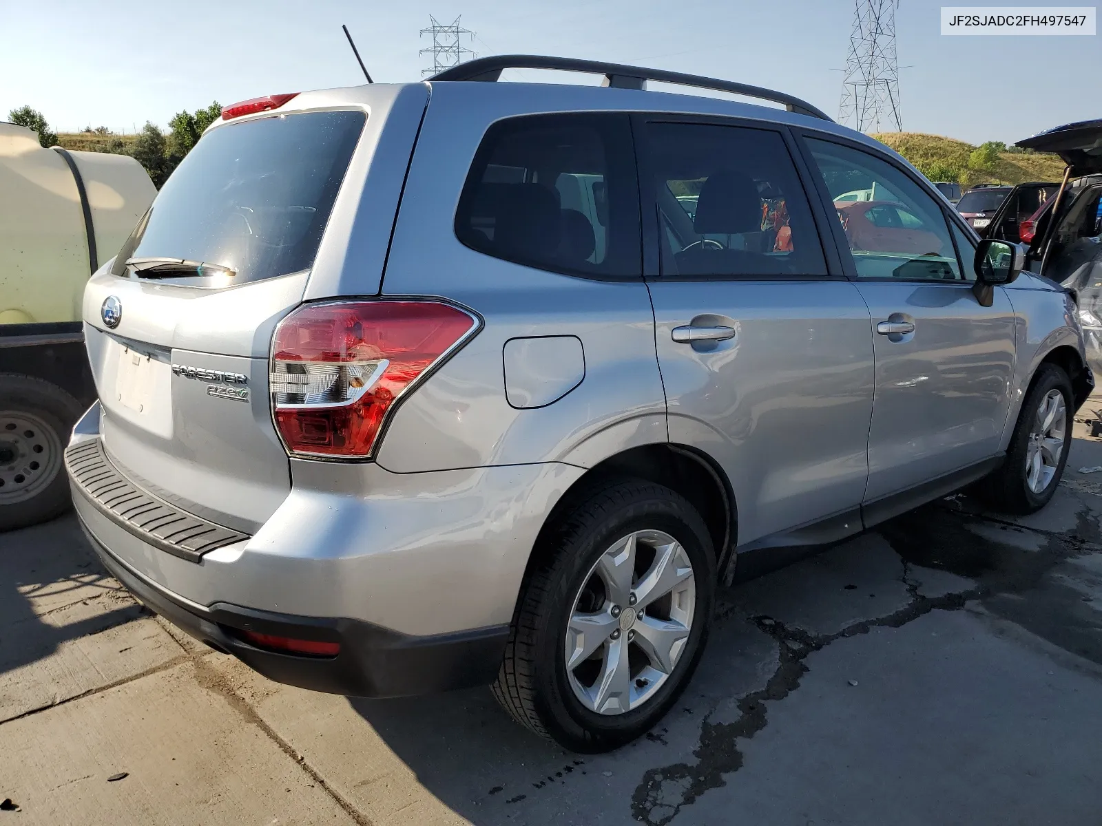 2015 Subaru Forester 2.5I Premium VIN: JF2SJADC2FH497547 Lot: 65915254