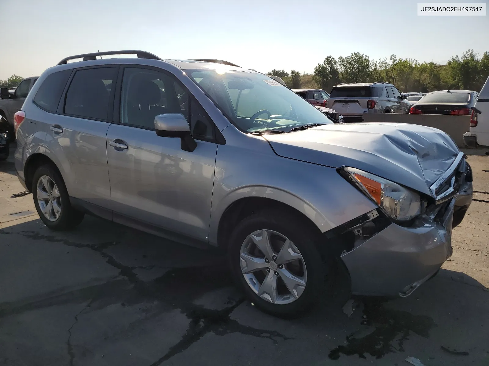 2015 Subaru Forester 2.5I Premium VIN: JF2SJADC2FH497547 Lot: 65915254