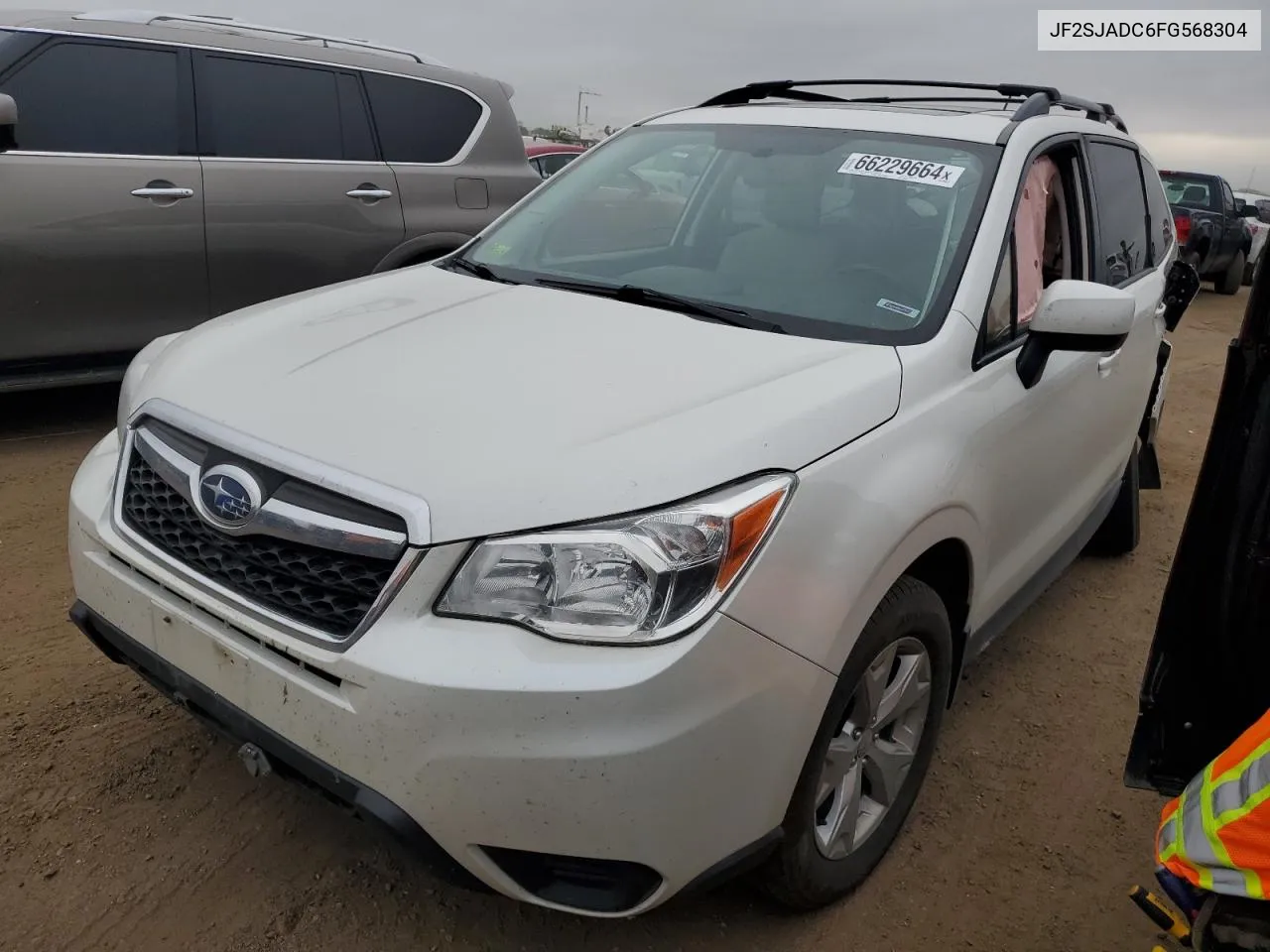 2015 Subaru Forester 2.5I Premium VIN: JF2SJADC6FG568304 Lot: 66229664