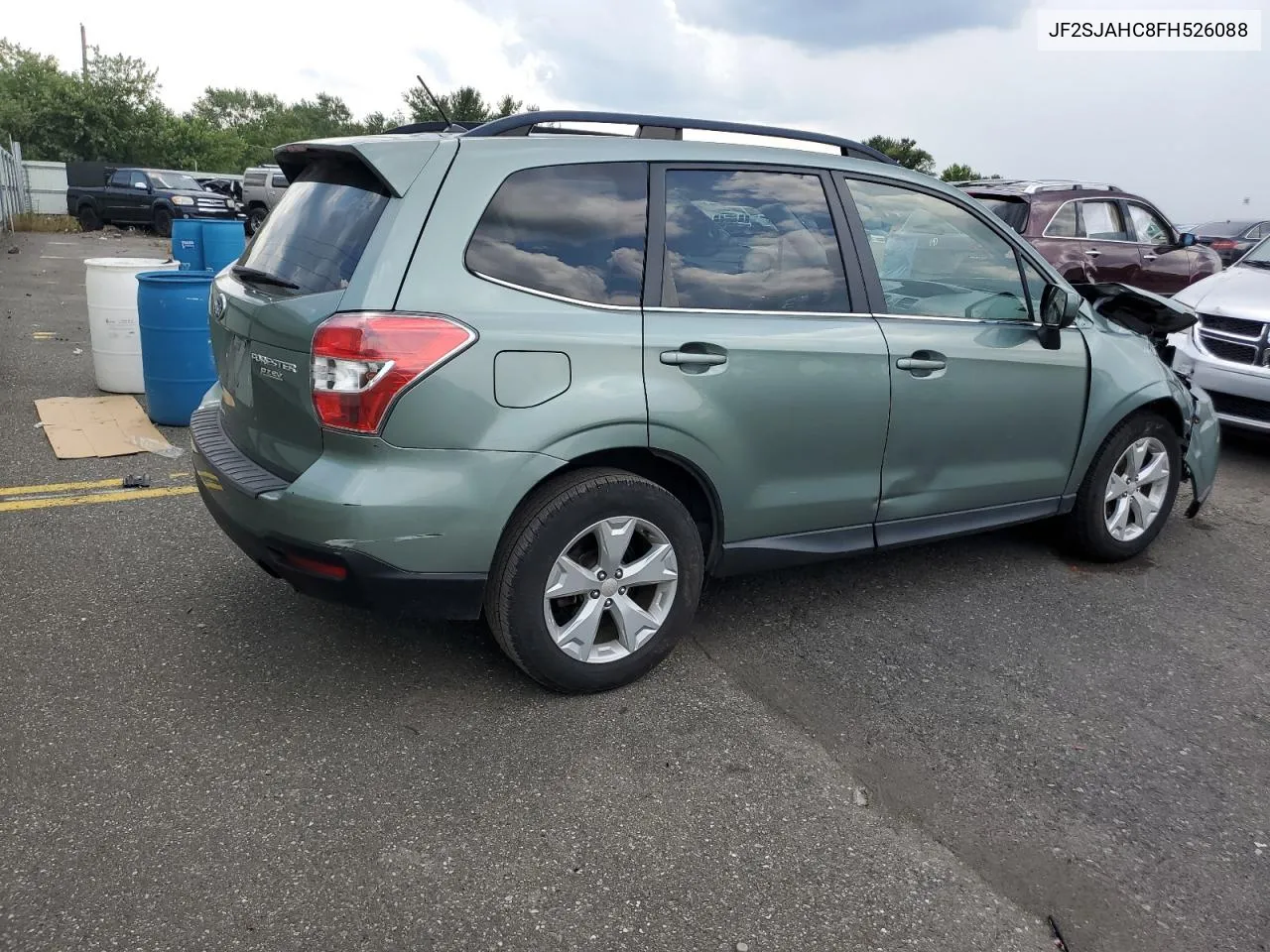 2015 Subaru Forester 2.5I Limited VIN: JF2SJAHC8FH526088 Lot: 66293794