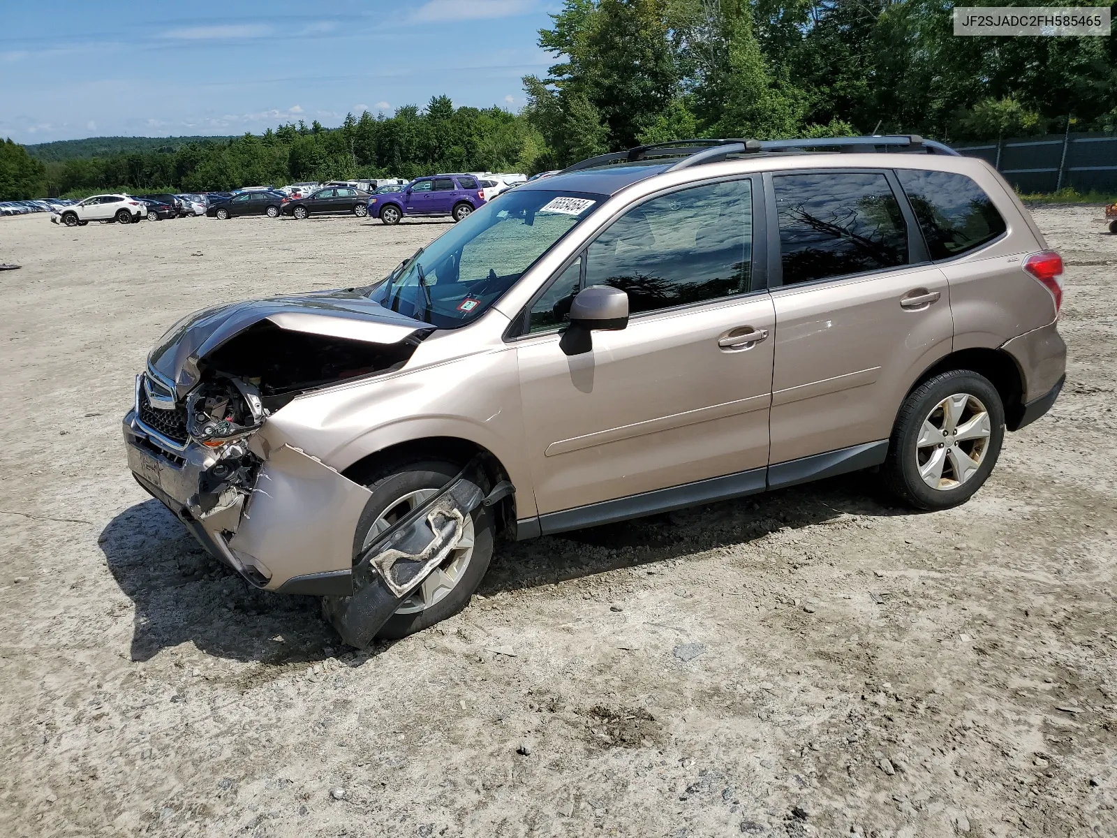 2015 Subaru Forester 2.5I Premium VIN: JF2SJADC2FH585465 Lot: 66534564