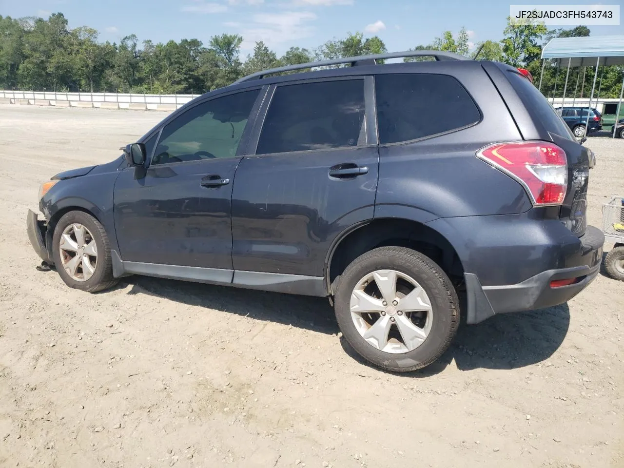 2015 Subaru Forester 2.5I Premium VIN: JF2SJADC3FH543743 Lot: 66665544