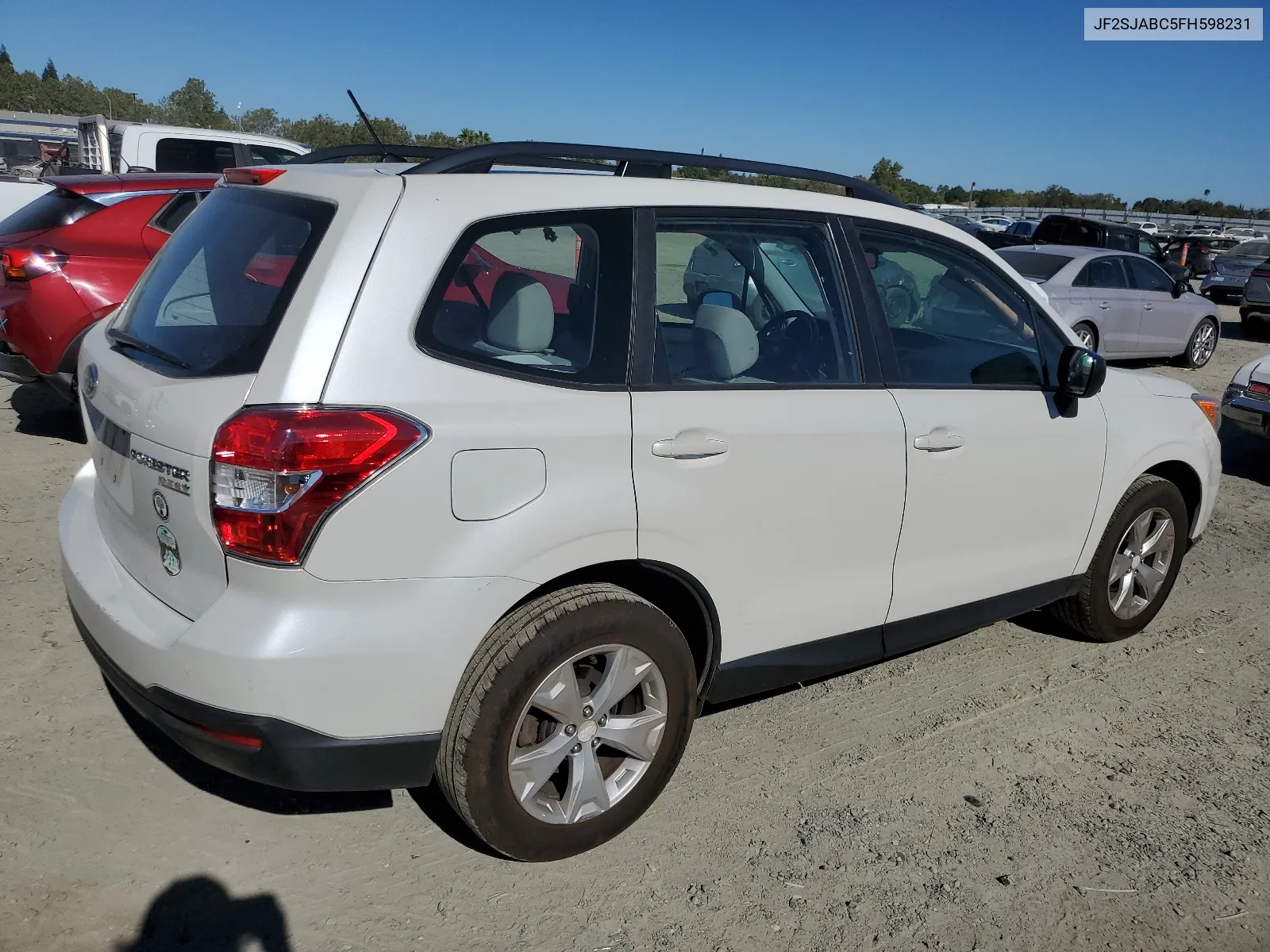 2015 Subaru Forester 2.5I VIN: JF2SJABC5FH598231 Lot: 67357284