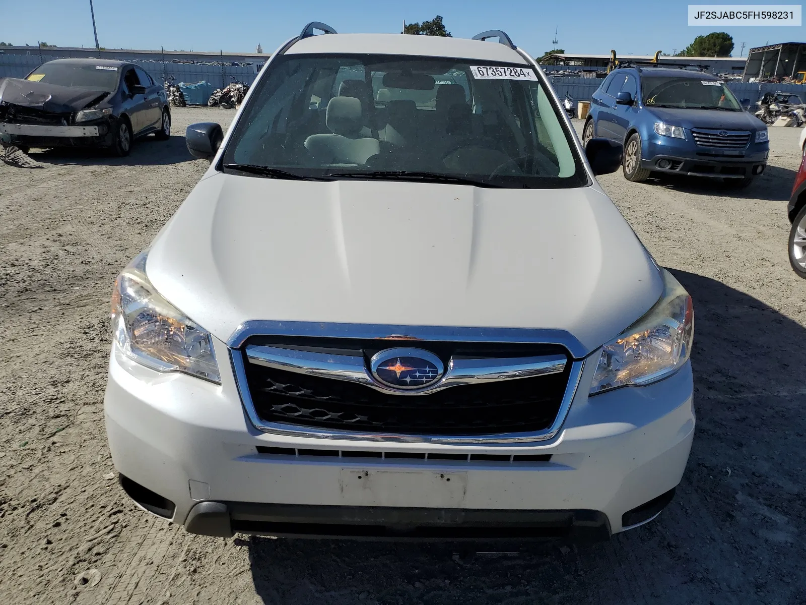 2015 Subaru Forester 2.5I VIN: JF2SJABC5FH598231 Lot: 67357284