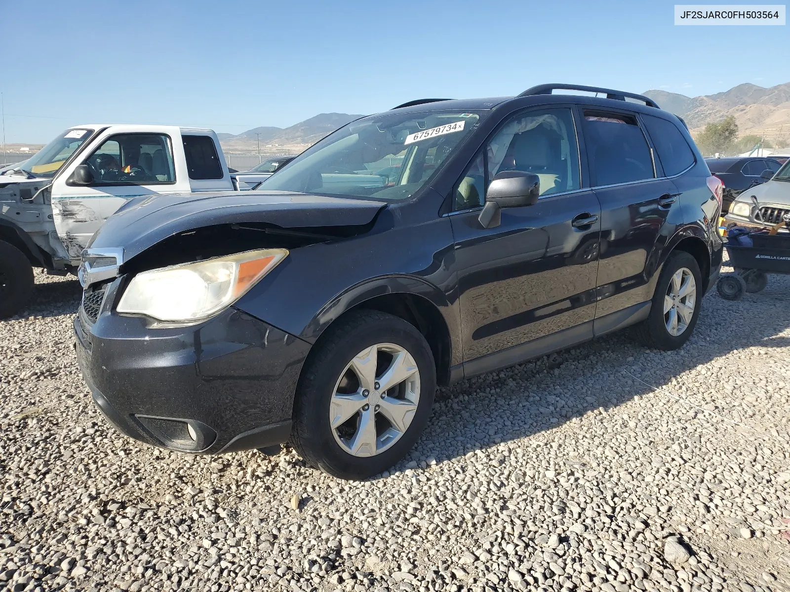 2015 Subaru Forester 2.5I Limited VIN: JF2SJARC0FH503564 Lot: 67579734