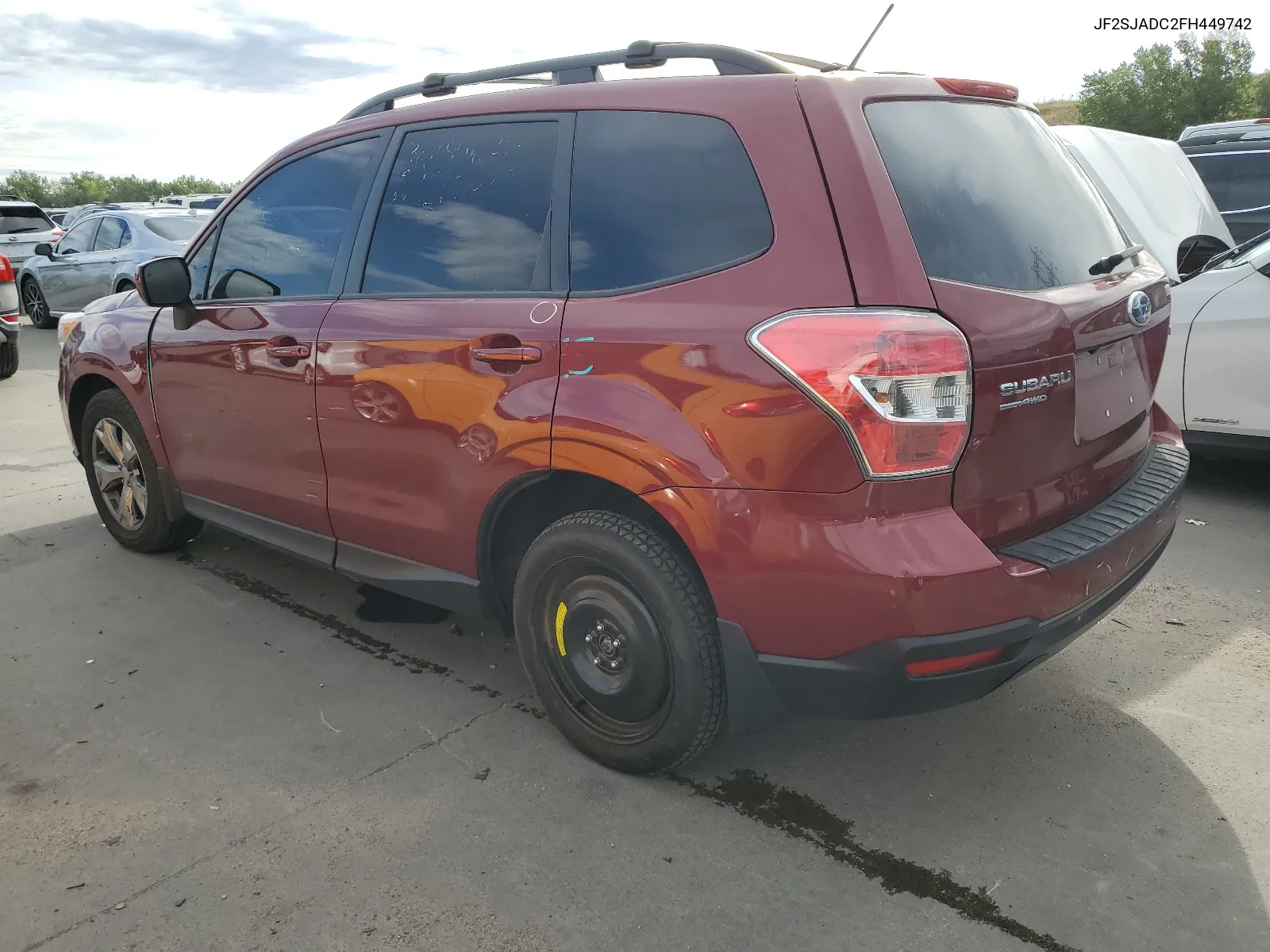 2015 Subaru Forester 2.5I Premium VIN: JF2SJADC2FH449742 Lot: 67966984