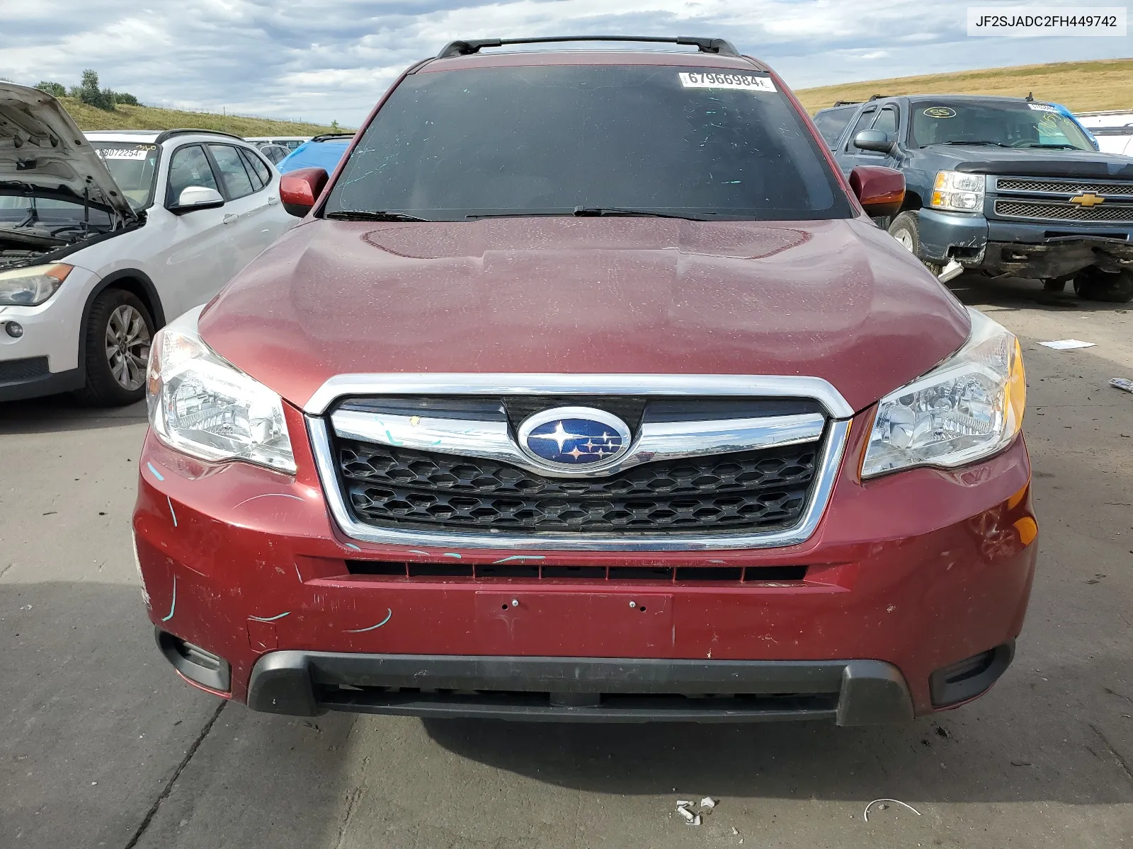 JF2SJADC2FH449742 2015 Subaru Forester 2.5I Premium