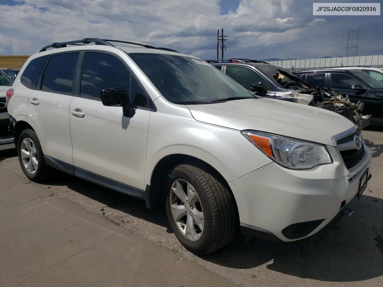 2015 Subaru Forester 2.5I Premium VIN: JF2SJADC0FG820936 Lot: 68286774